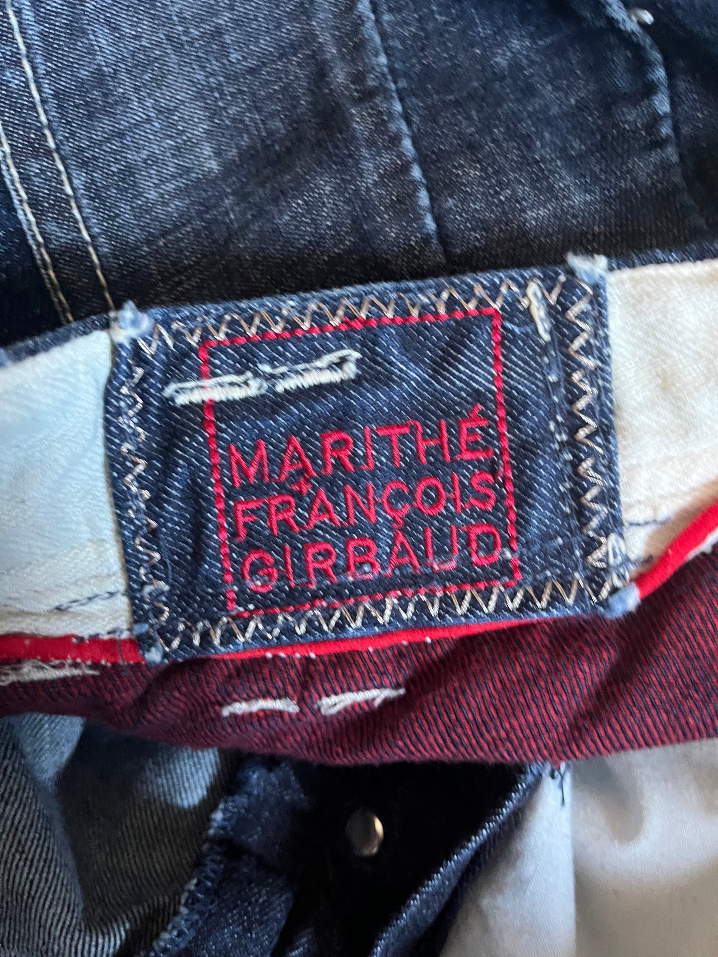 00 年代 Marithe François Girbaud Enigma 牛仔裤 (S)
