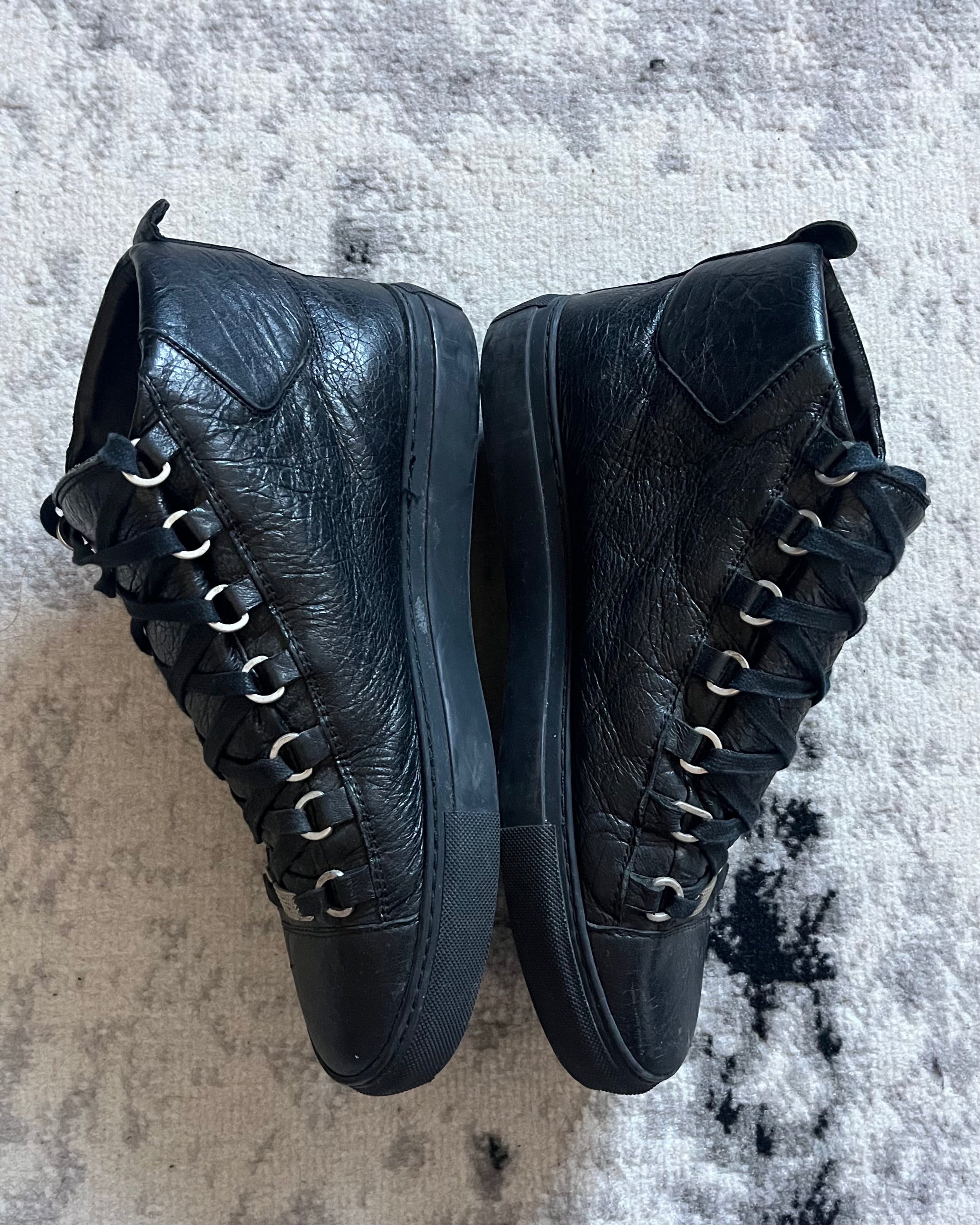 Balenciaga Arena High Black Leather (40,5eu/us7.5)