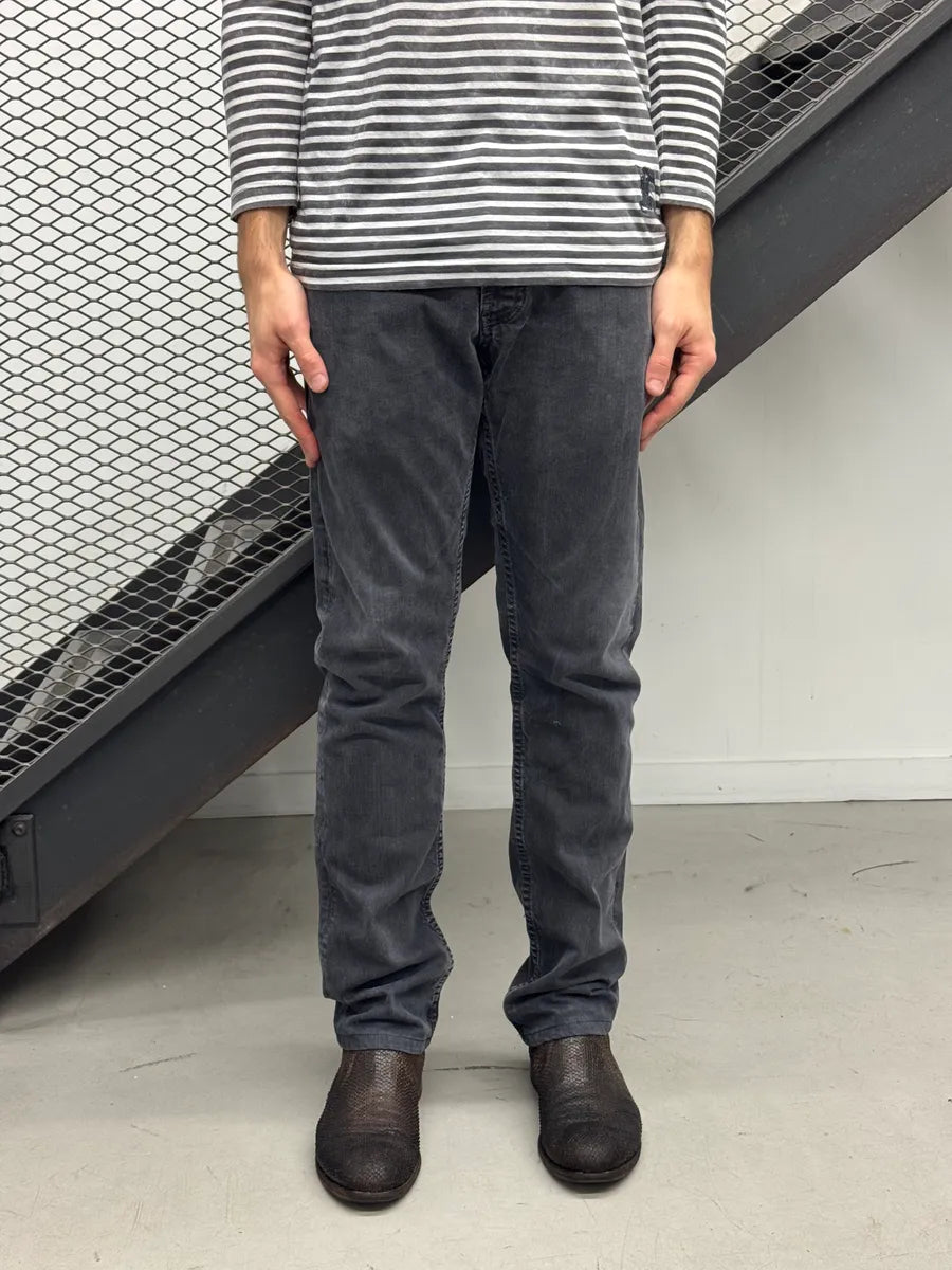 Prada Grey Straight-Leg Washed Denim Jeans gHVBvxmJ 2