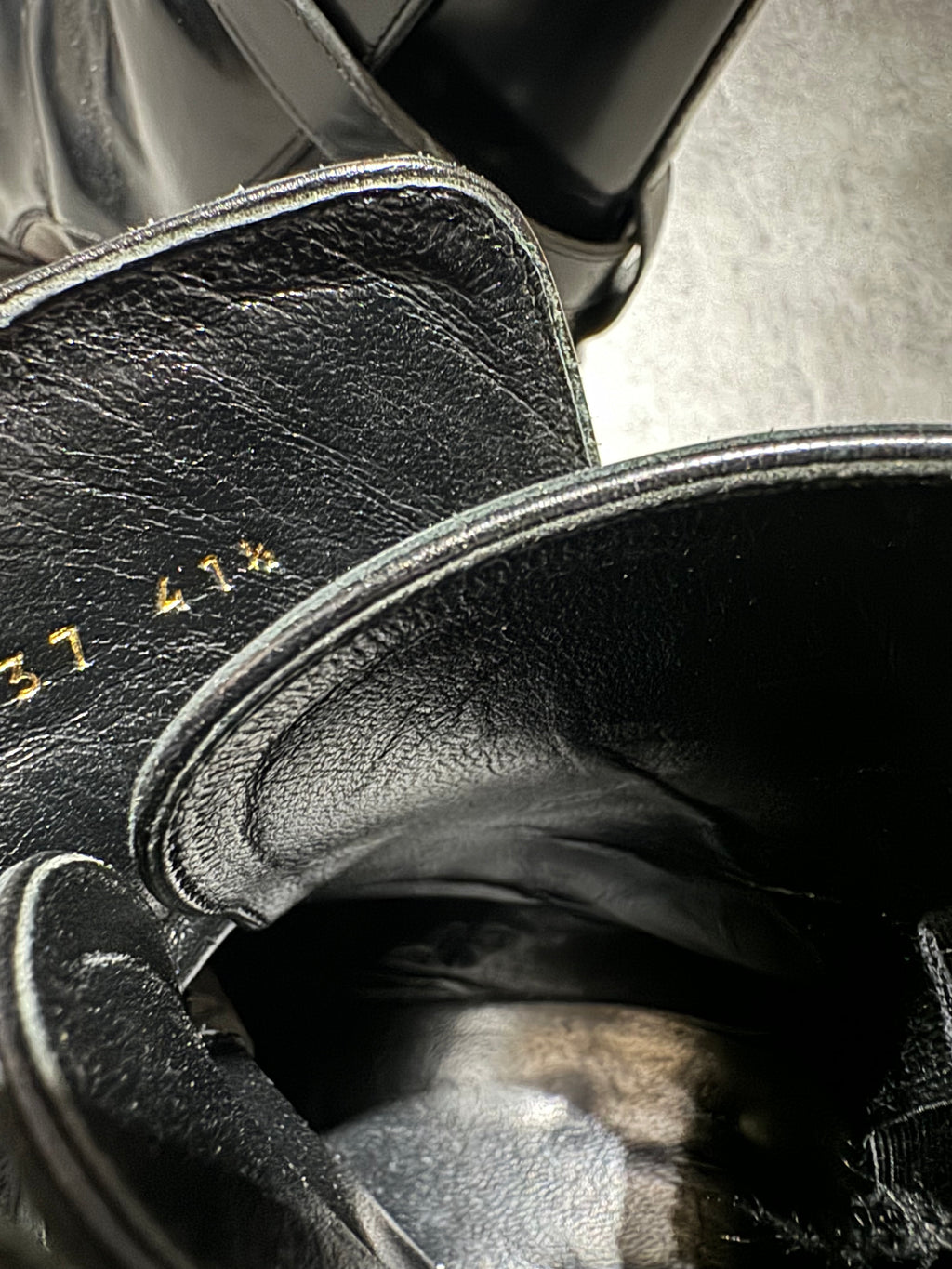 AW2013 Saint Laurent Black Leather Boots