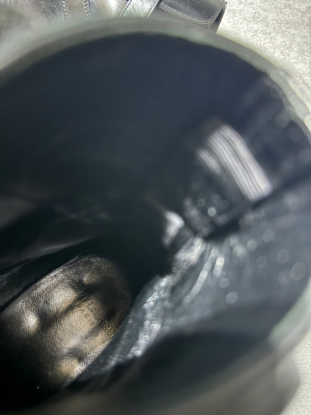 AW2013 Saint Laurent Black Leather Boots