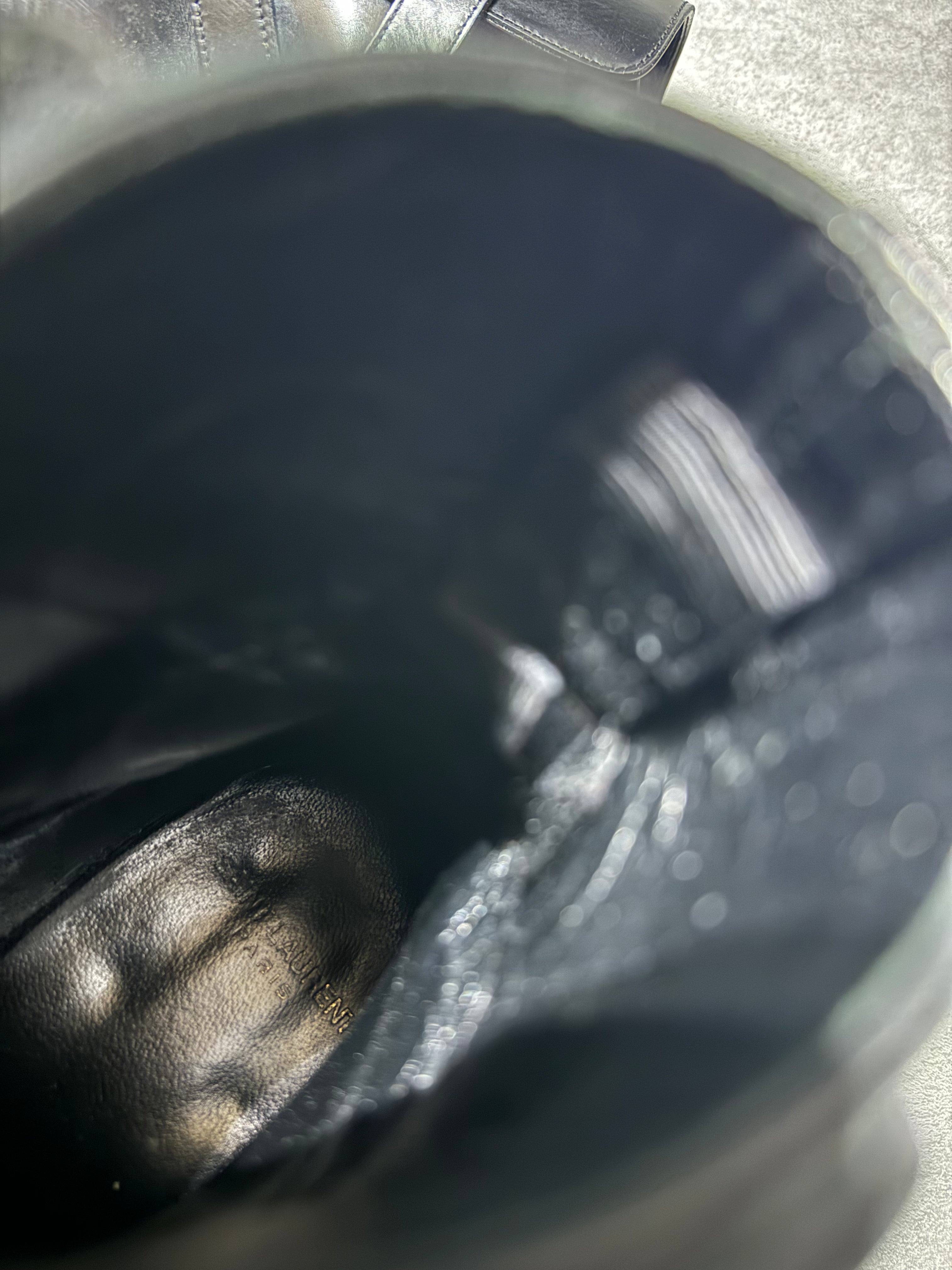 AW2013 Saint Laurent Black Leather Boots