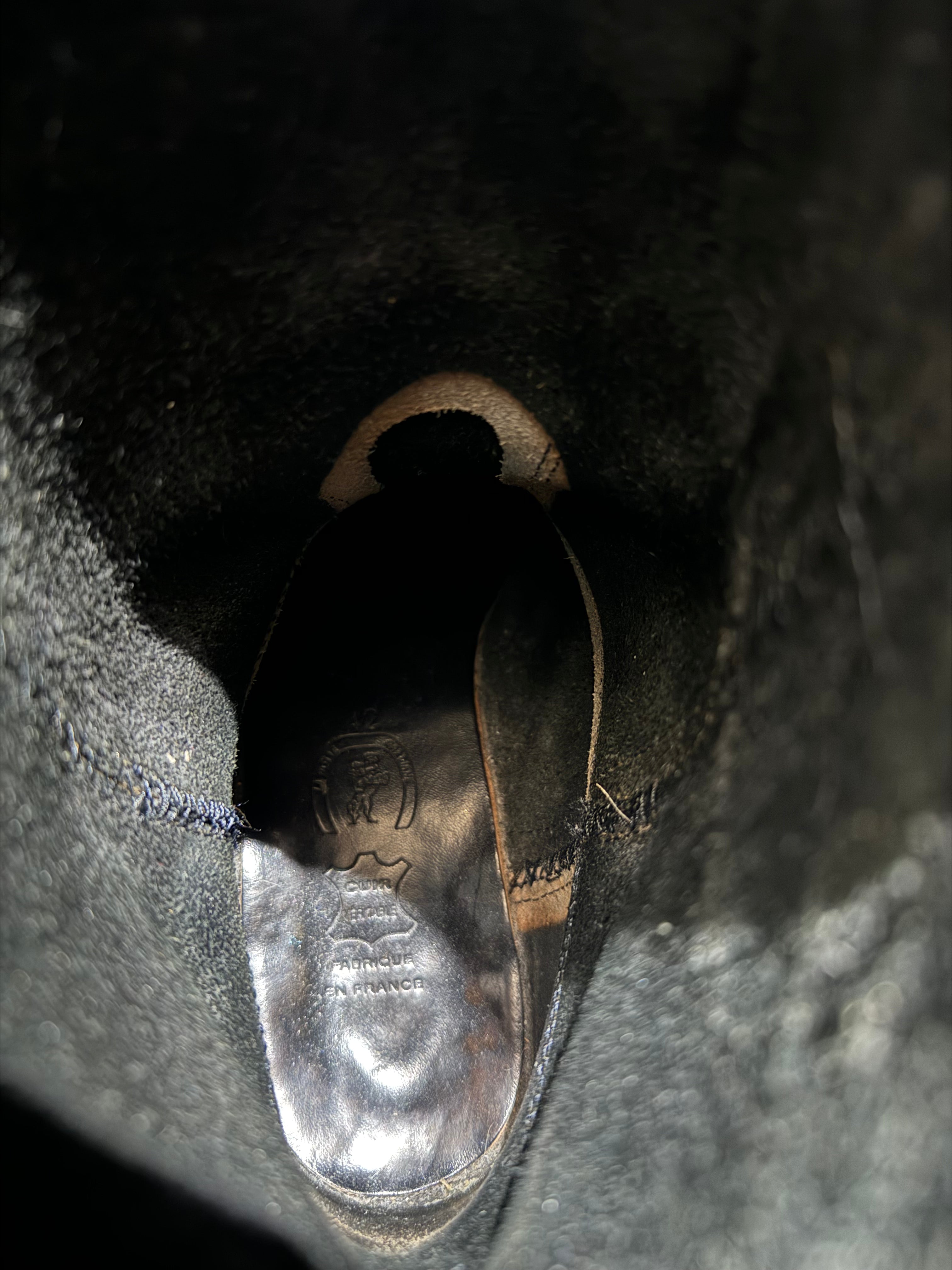 2000s French Cow-Boy Ankle Black Boots