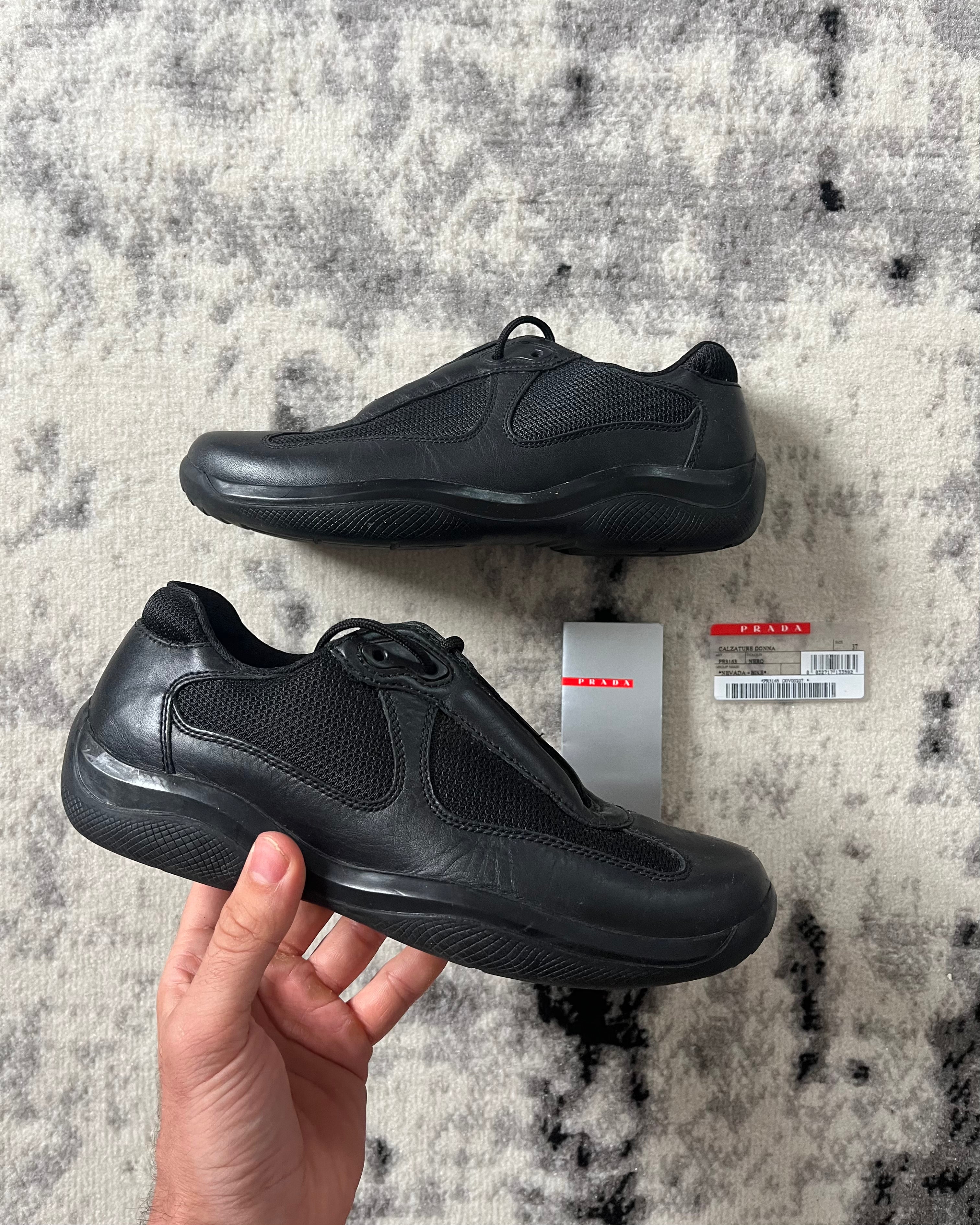 プラダ アメリカズ カップ ブラック (37eu/5us)