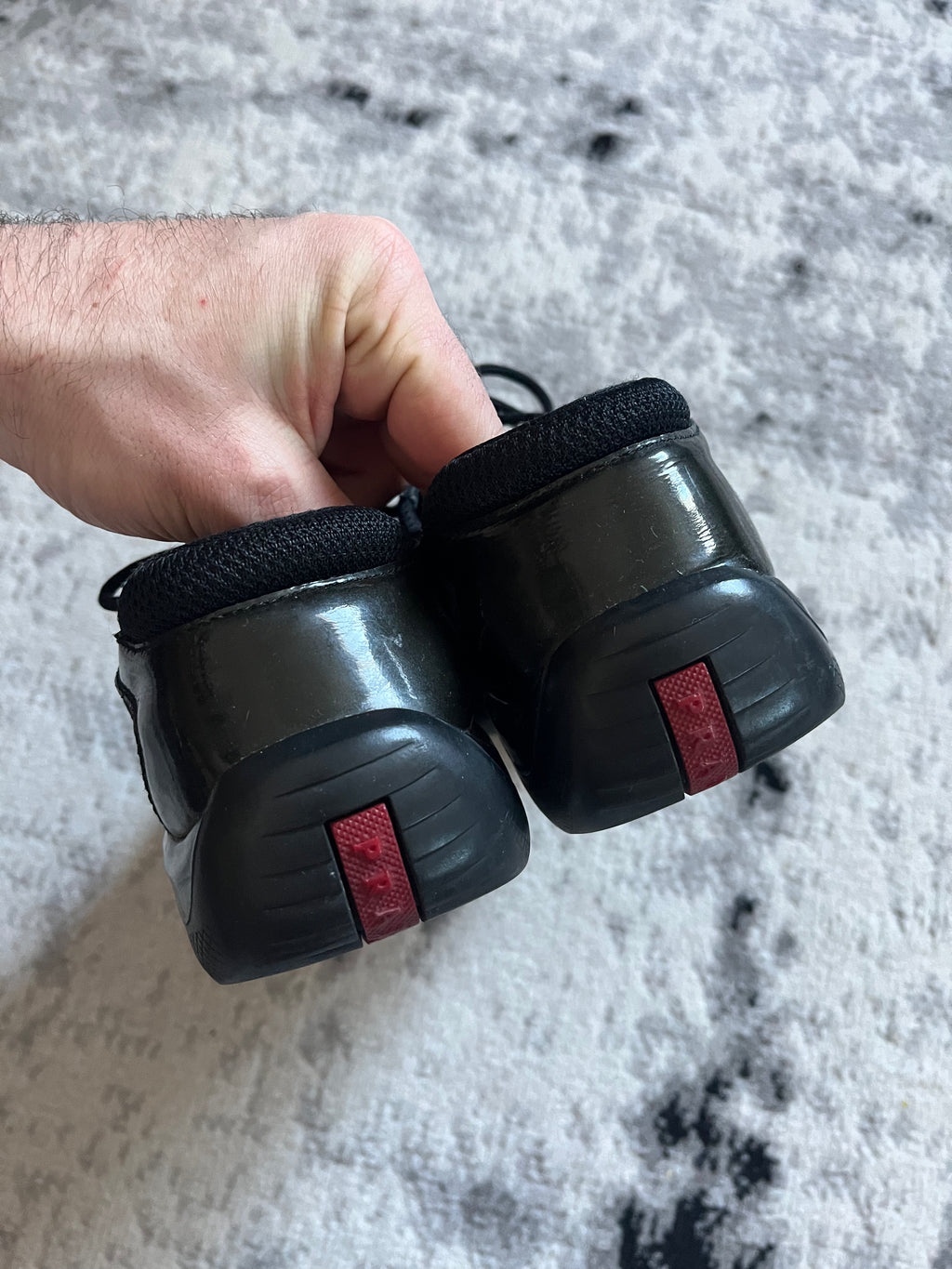 Prada America's Cup Olive Satin