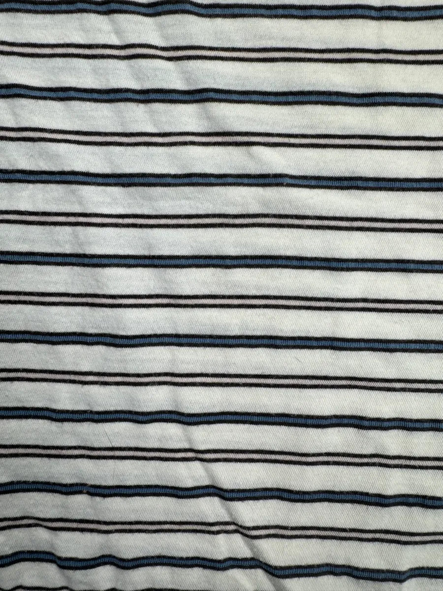 Marc by Marc Jacobs Off-White Cotton Striped T-Shirt hRBHrohh 5