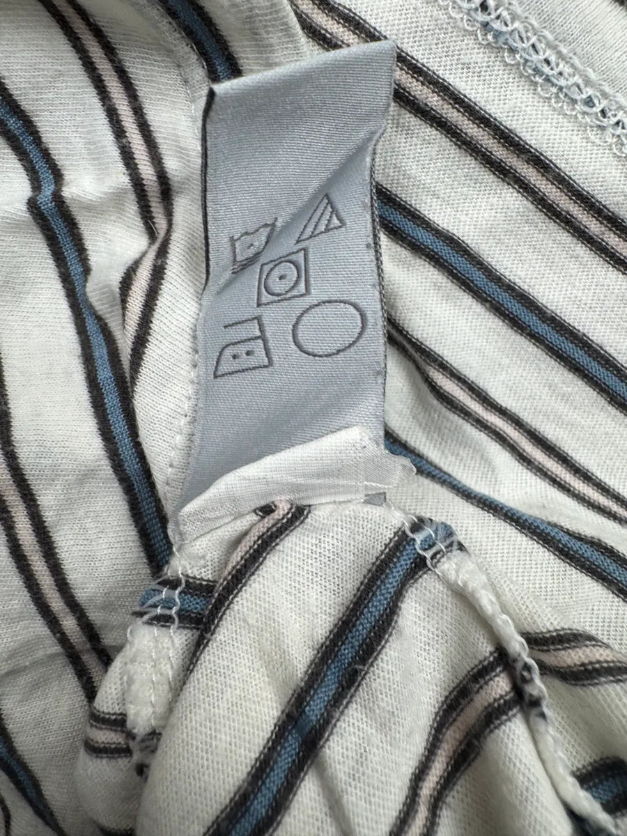 Marc by Marc Jacobs Off-White Cotton Striped T-Shirt hRBHrohh 8