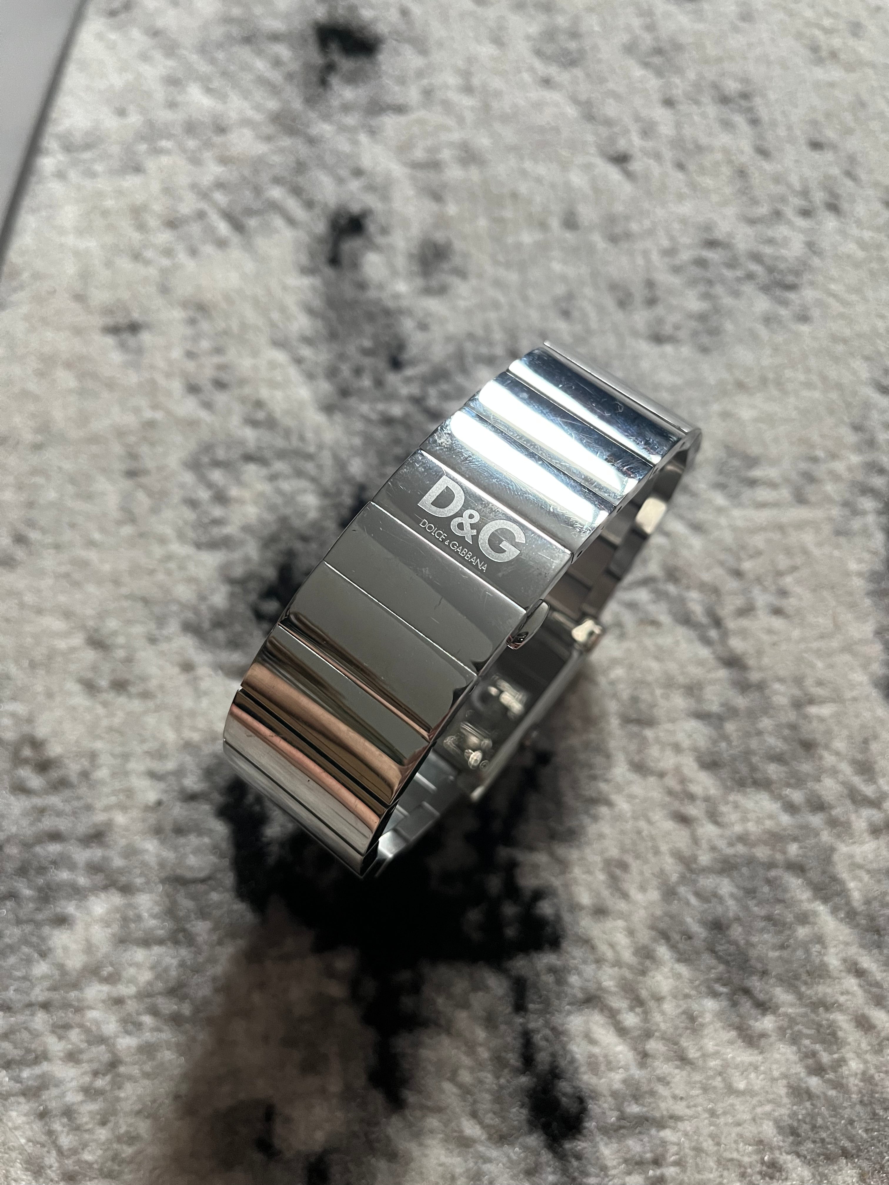 Dolce & Gabbana Archive Time Silver Steel Watch