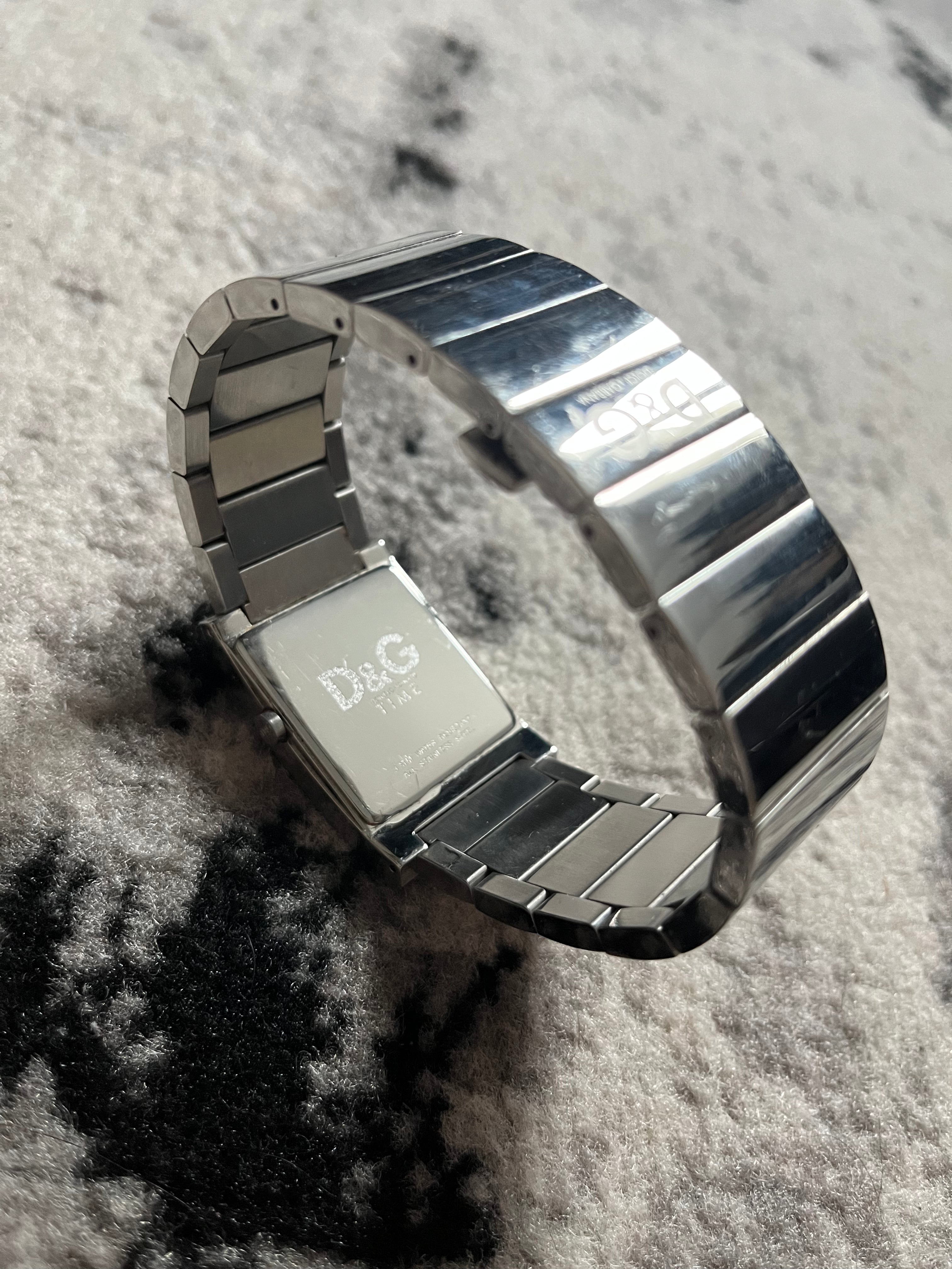 Dolce & Gabbana Archive Time Silver Steel Watch