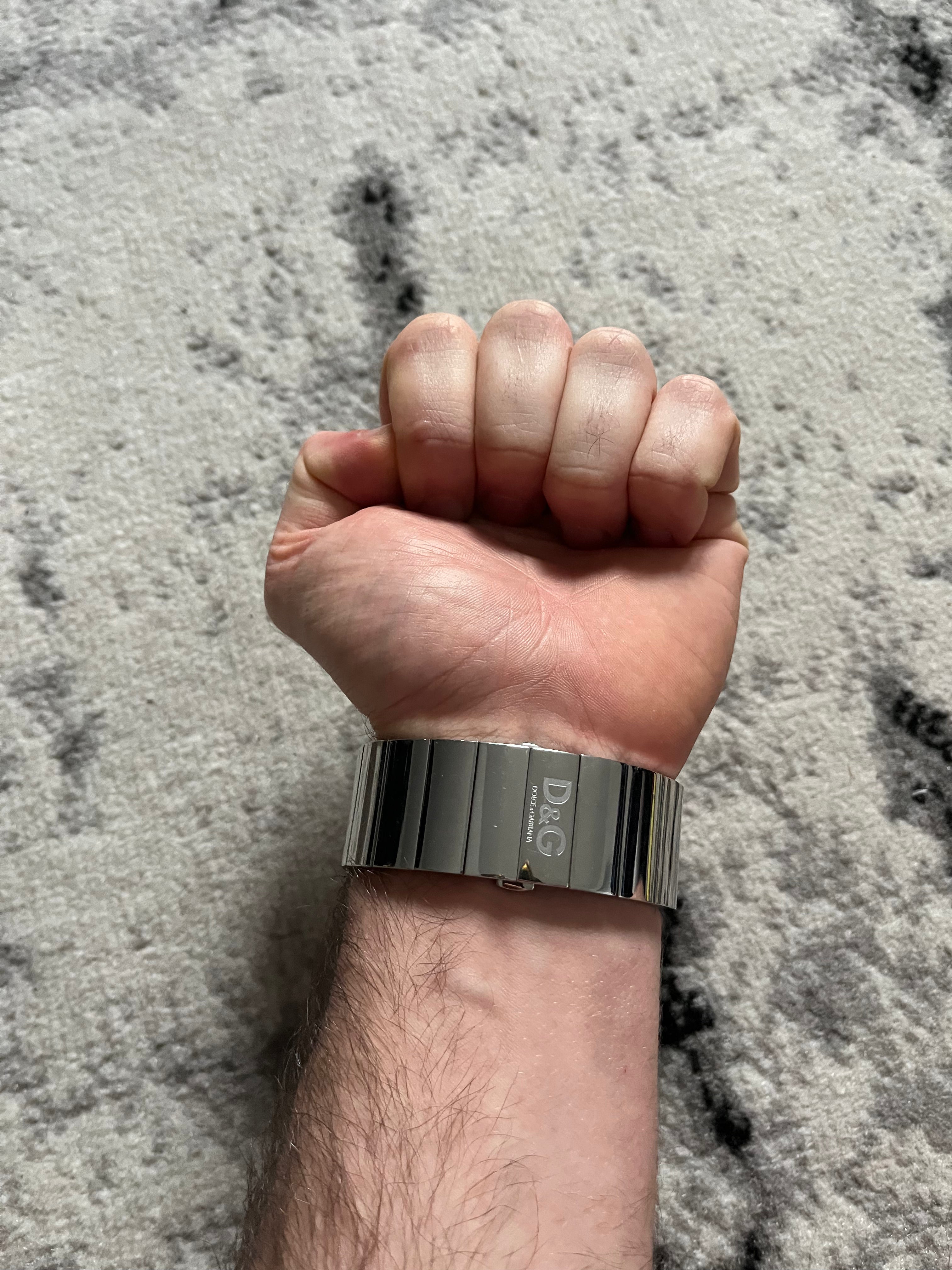 Dolce & Gabbana Archive Time Silver Steel Watch