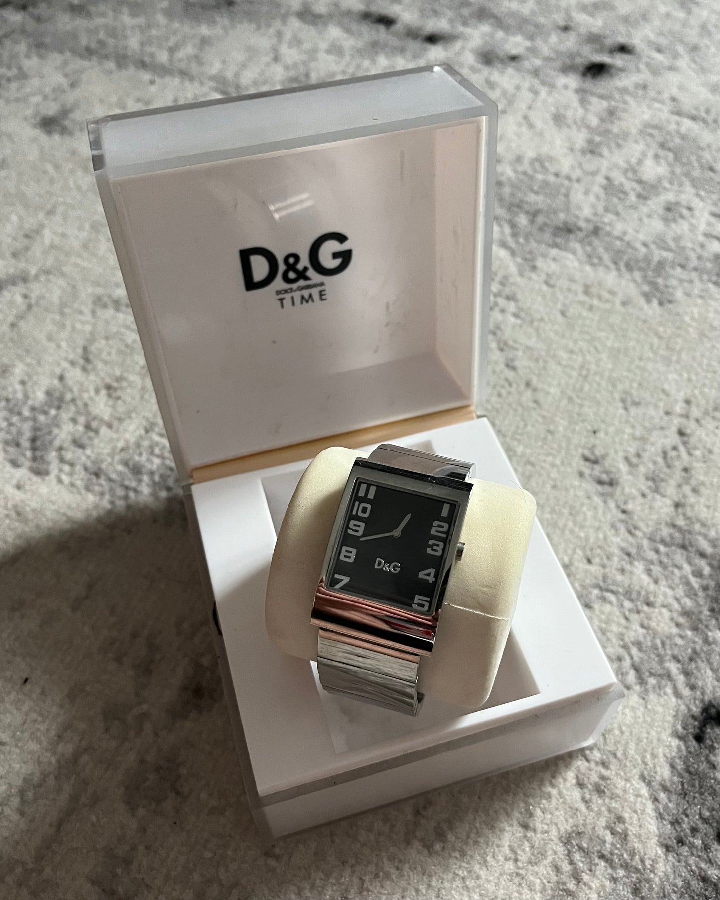 Dolce & Gabbana Archive Time Silver Steel Watch