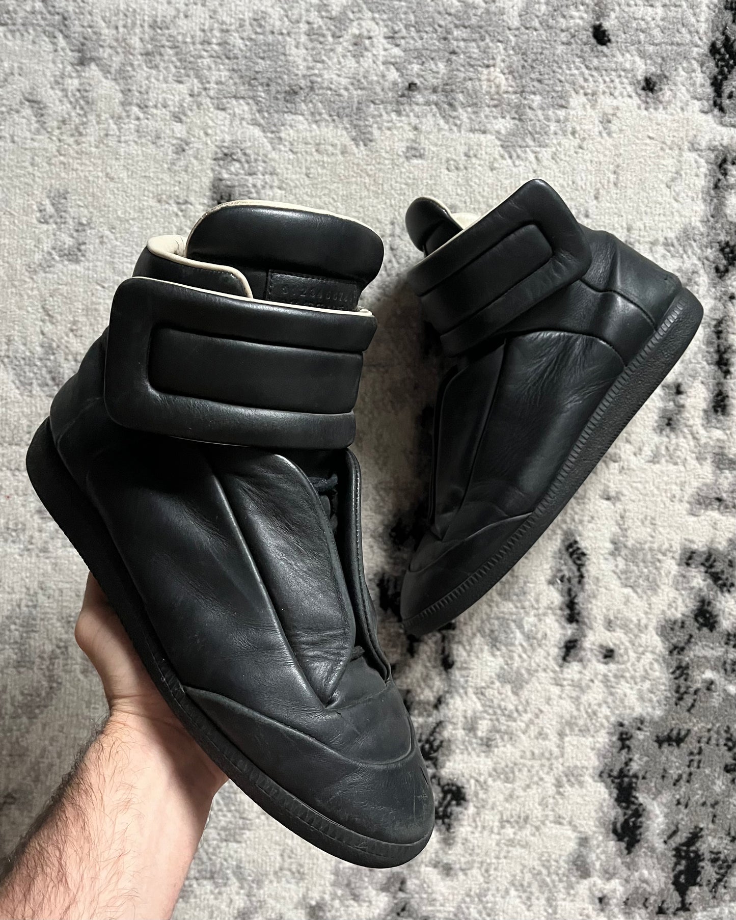 Maison Margiela Future High Black 42 5eu us9 Dolce Vita Hub