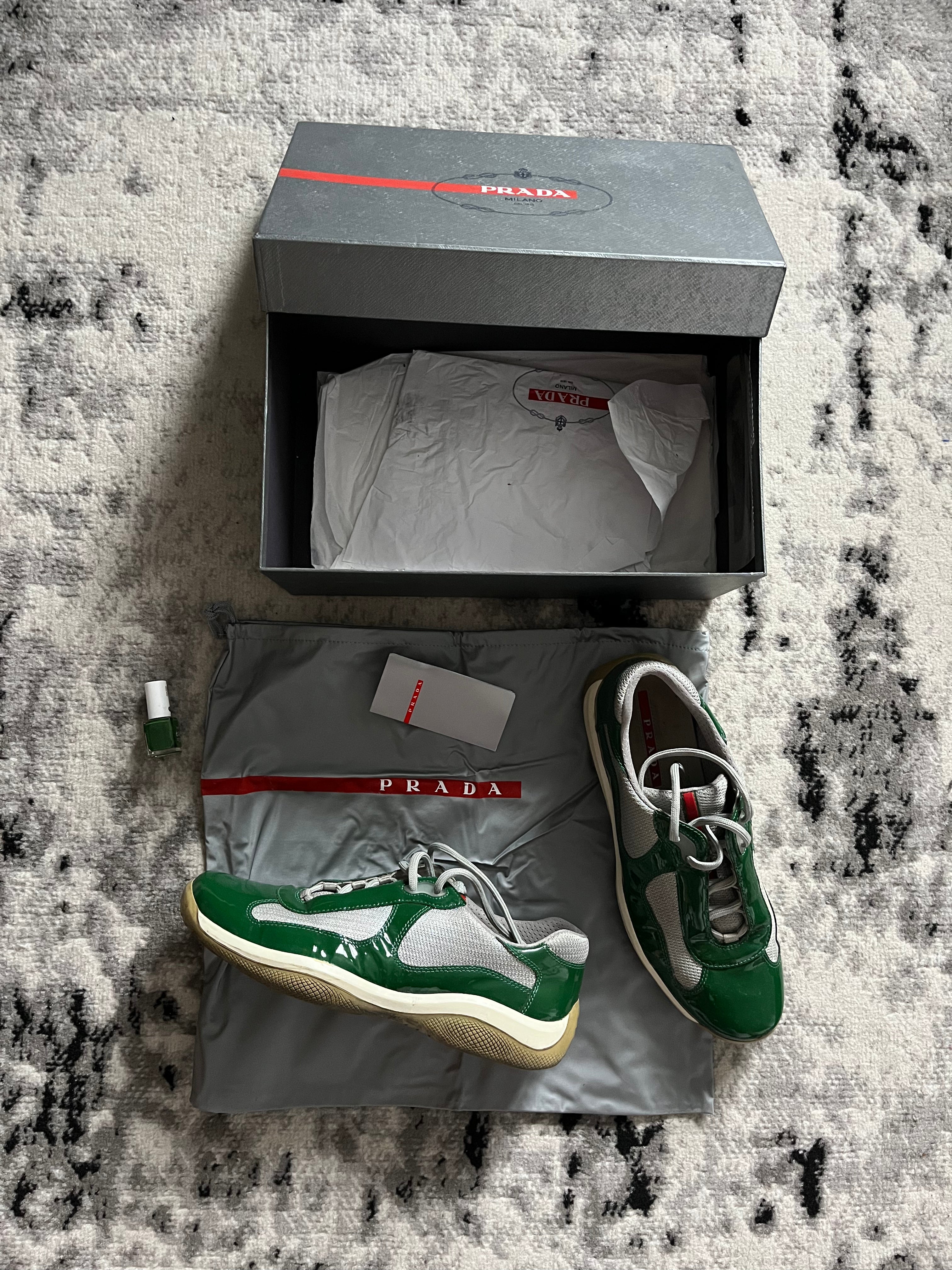 PRADA America’s cup レースアップ スニーカー箱入 PRADA America Cup Trainer – Red Ticket Sales