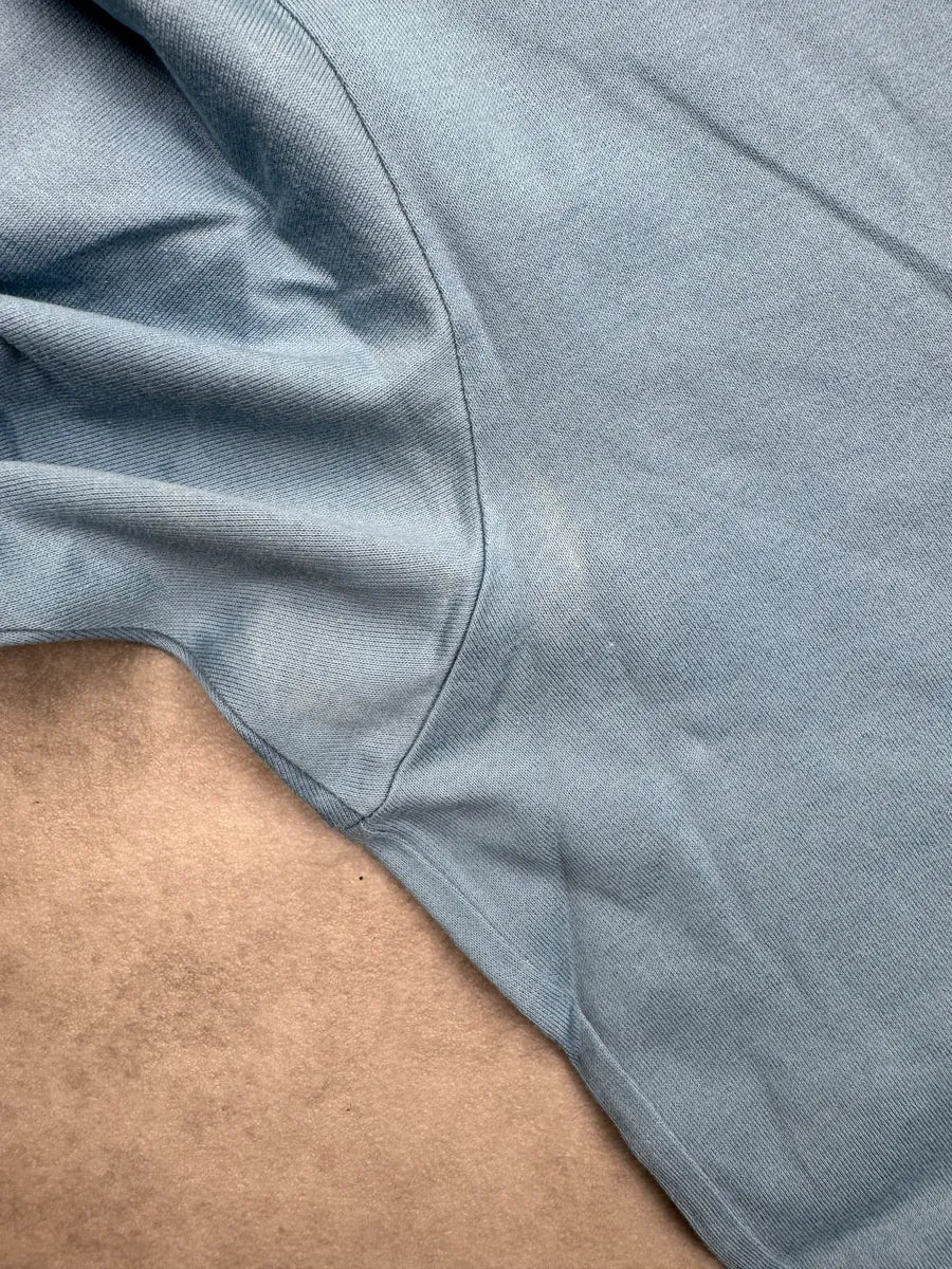 2000s Yves Saint Laurent Blue Signature Logo T-Shirt CYDKwppX 5