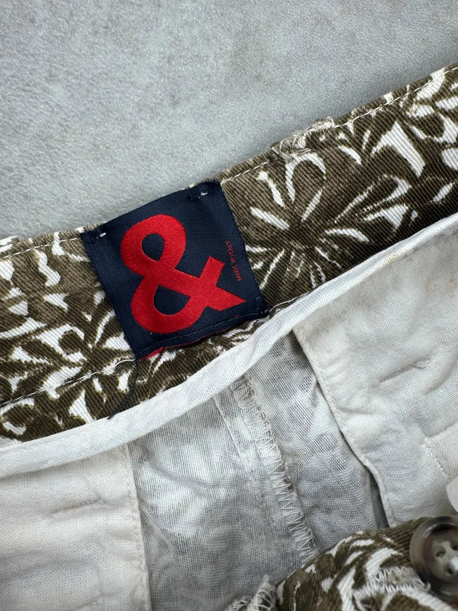 SS1999 Dolce & Gabbana Olive Floral Shorts cExSOXp 12