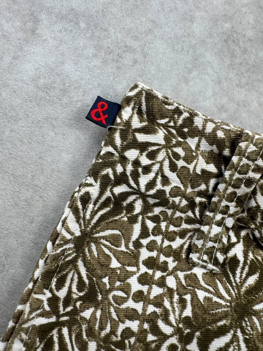 SS1999 Dolce & Gabbana Olive Floral Shorts cExSOXp 11