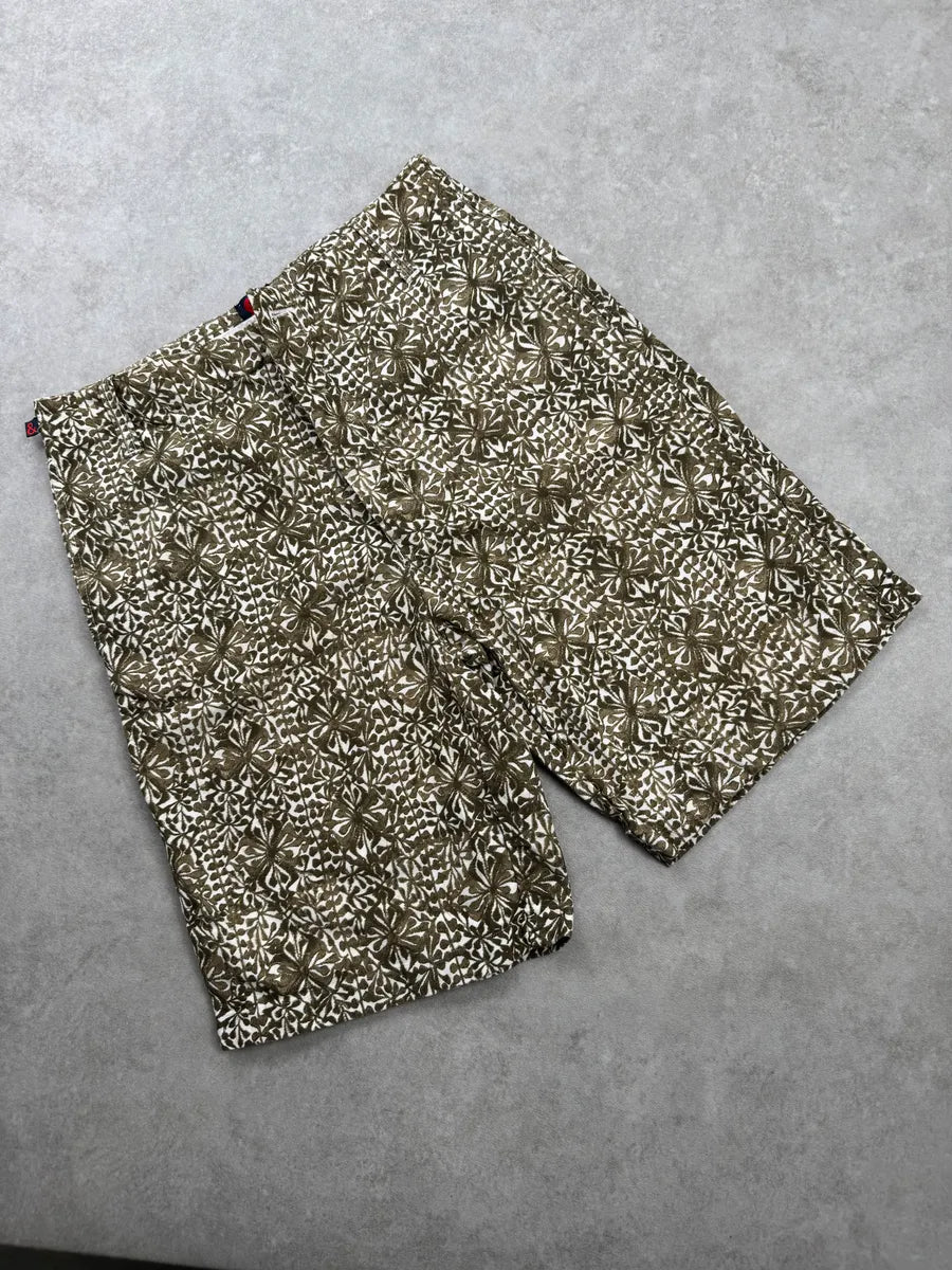 SS1999 Dolce & Gabbana Olive Floral Shorts cExSOXp 1