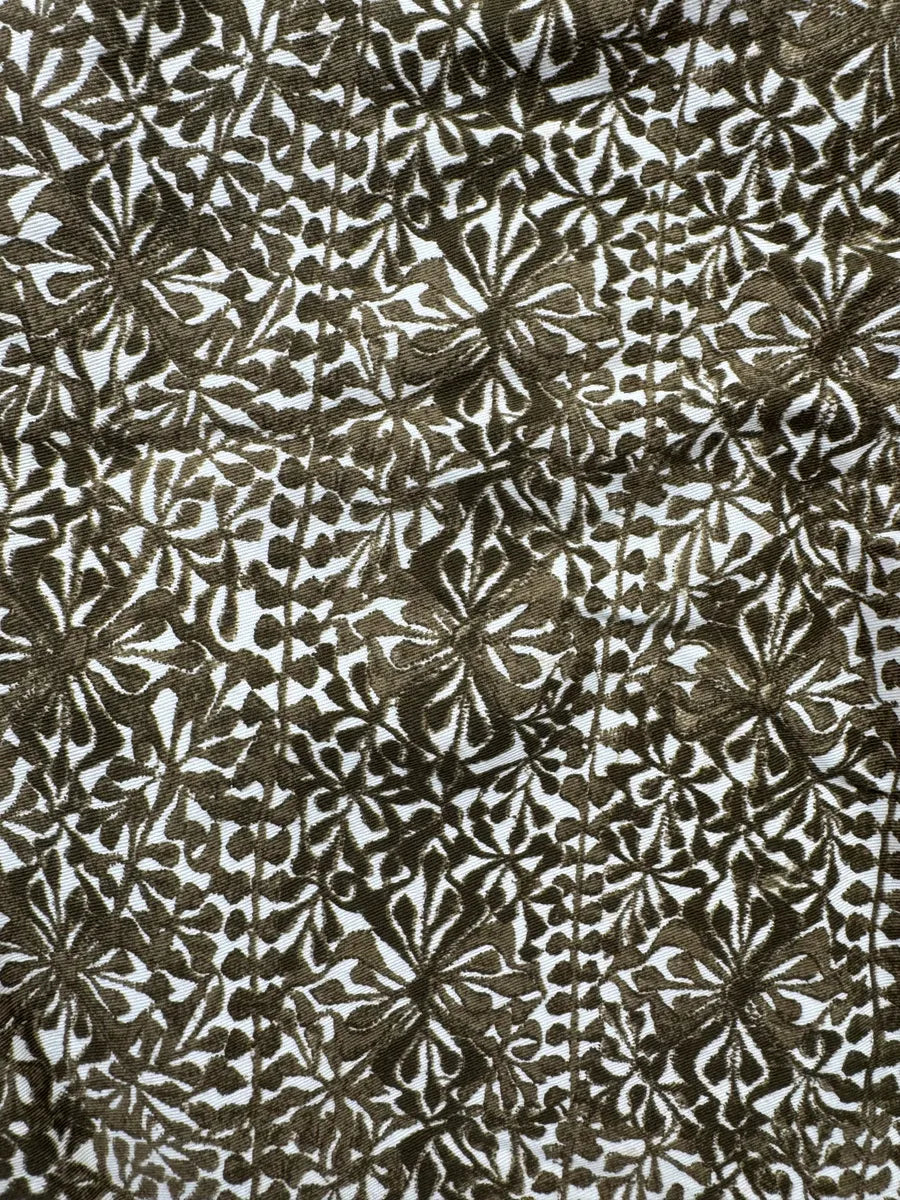 SS1999 Dolce & Gabbana Olive Floral Shorts cExSOXp 6