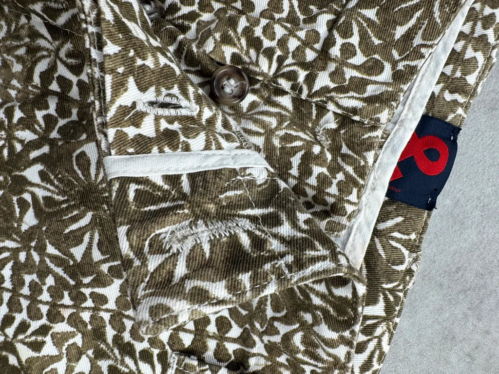 SS1999 Dolce & Gabbana Olive Floral Shorts cExSOXp 10