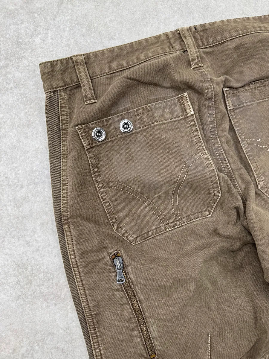 AW2004 Dolce & Gabbana Taupe Brown Utility Cargo Pants ecAoEOF 7