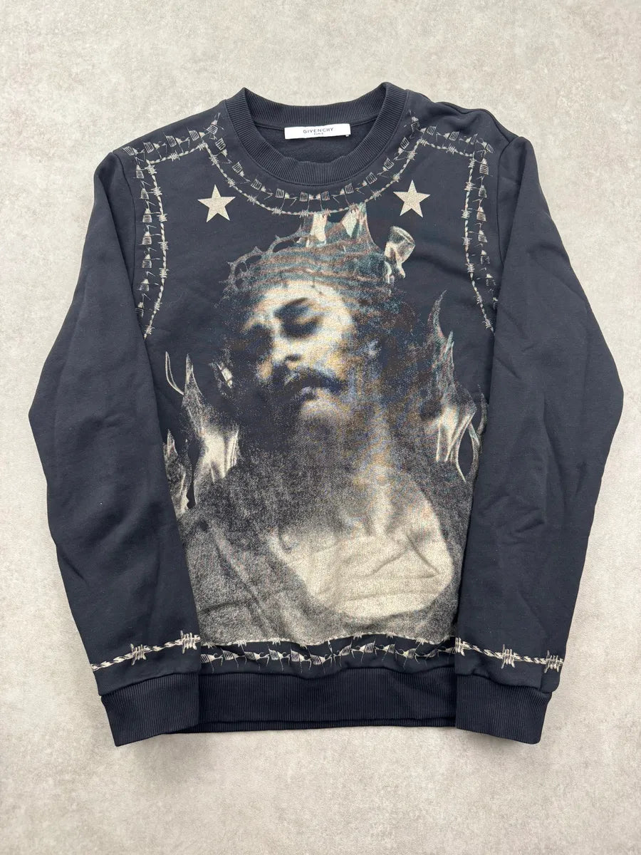 SS2016 Givenchy Black Jesus Sweater by Riccardo Tisci rWhQCCOm 0