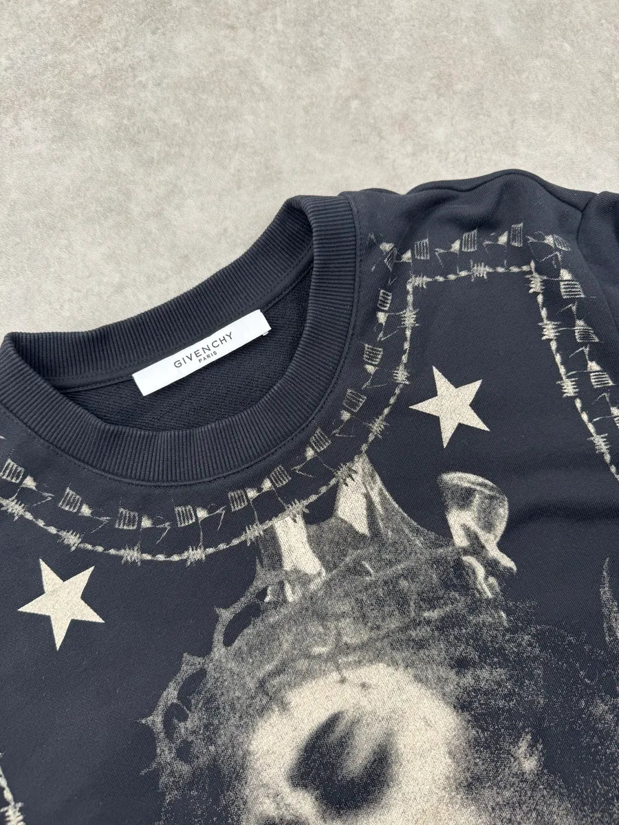 SS2016 Givenchy Black Jesus Sweater by Riccardo Tisci rWhQCCOm 5