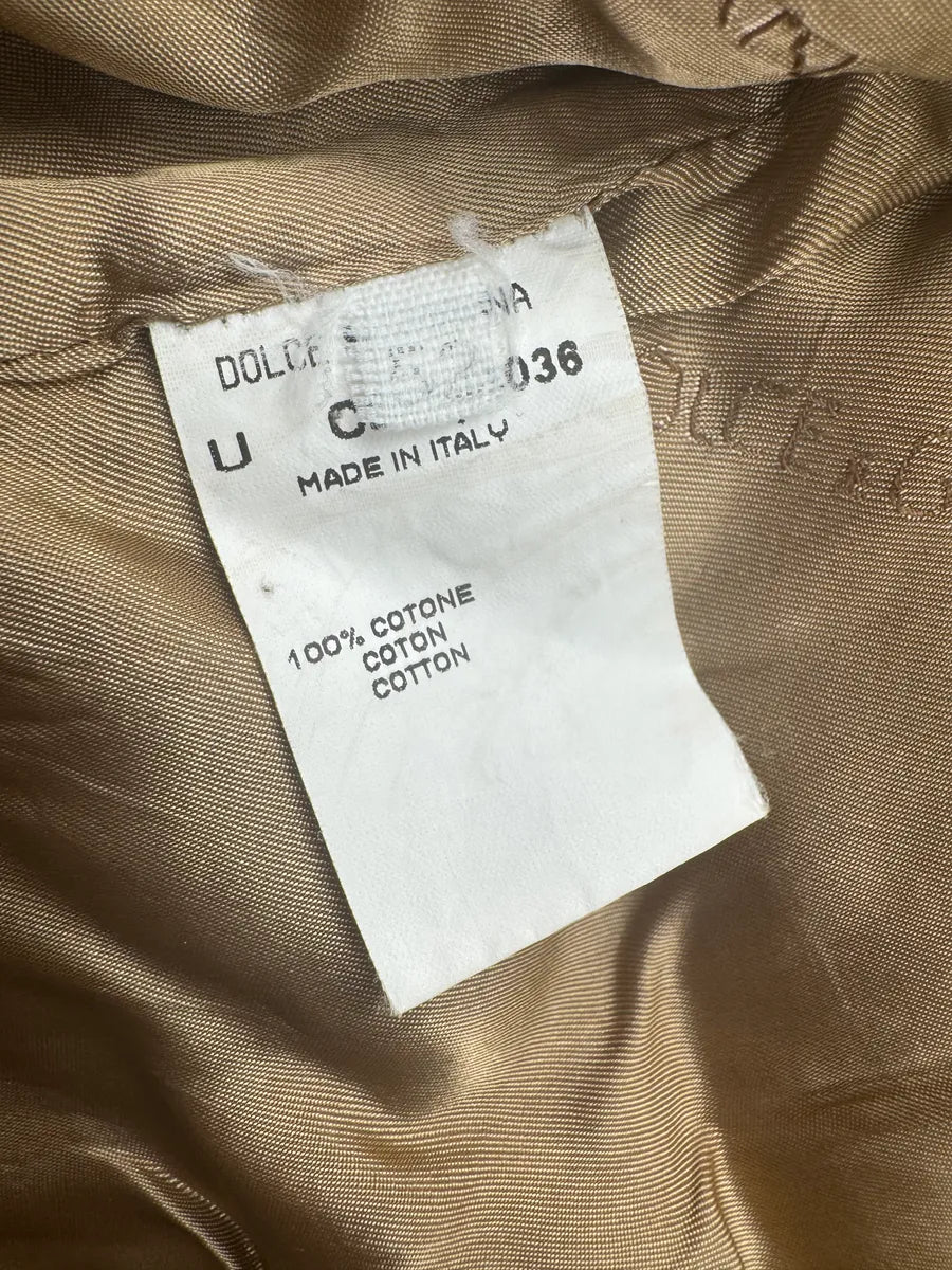 SS1998 Dolce & Gabbana Beige Utility Light Jacket oFKfyBMh 10