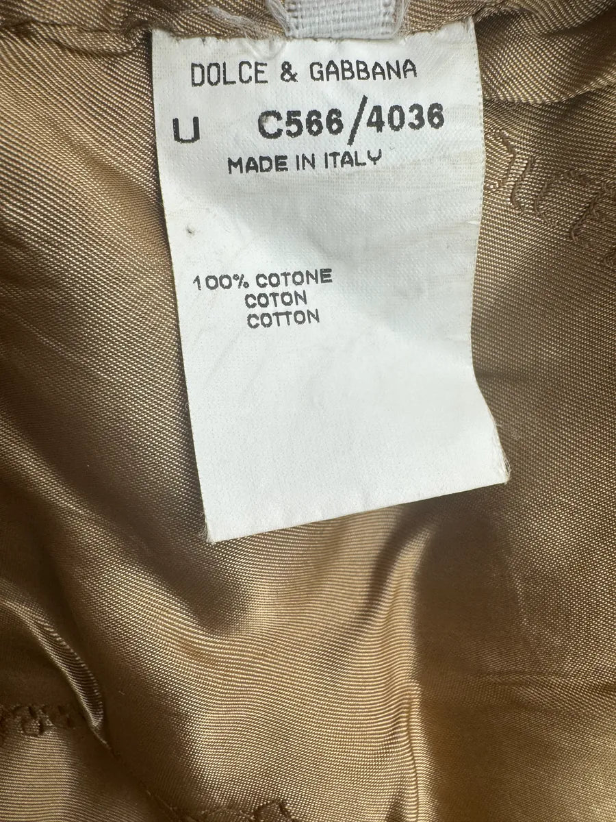 SS1998 Dolce & Gabbana Beige Utility Light Jacket oFKfyBMh 11