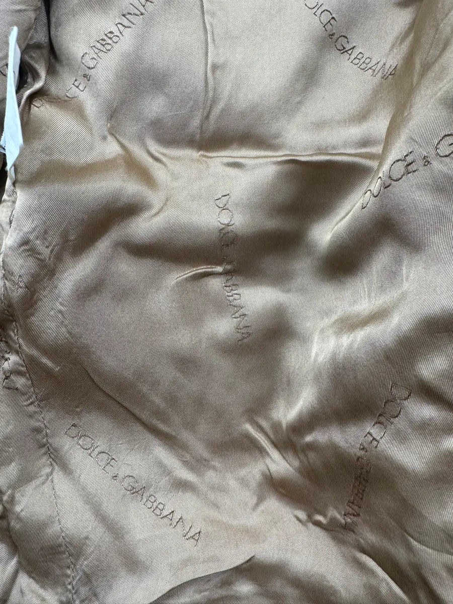 SS1998 Dolce & Gabbana Beige Utility Light Jacket oFKfyBMh 8