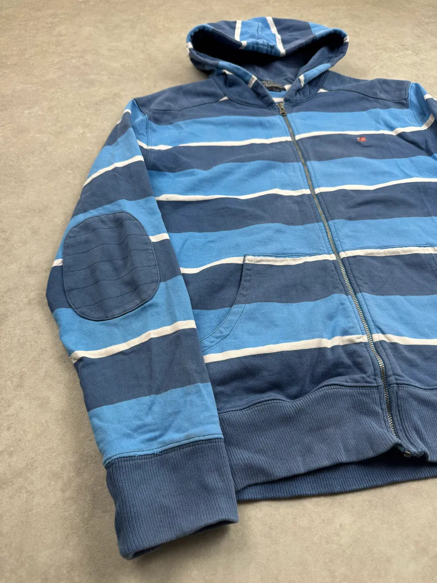 Ralph Lauren Blue Striped Zip-Up Hoodie PkcCJhSw 6