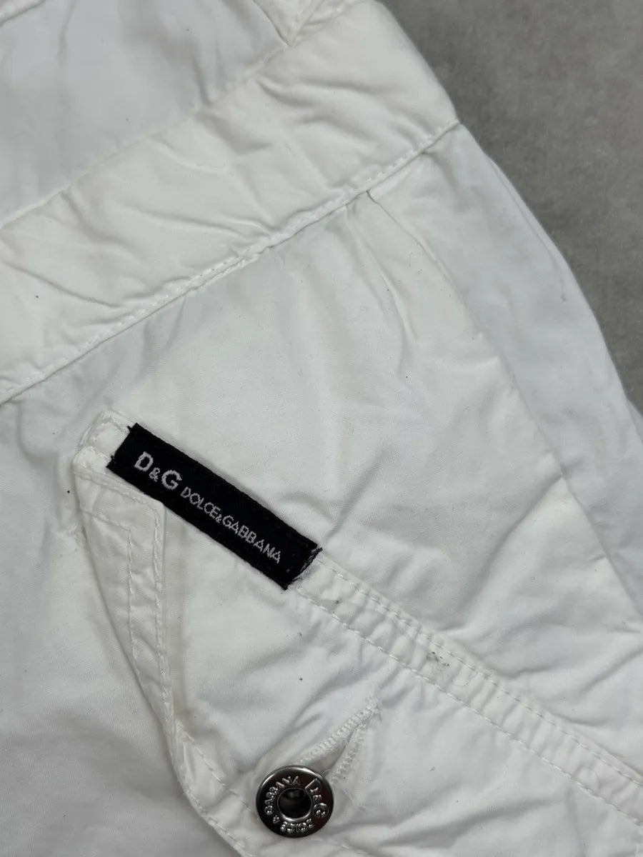 SS2004 Dolce & Gabbana White  Multi-Pocket Cargo Pants rgDrBMVM 17