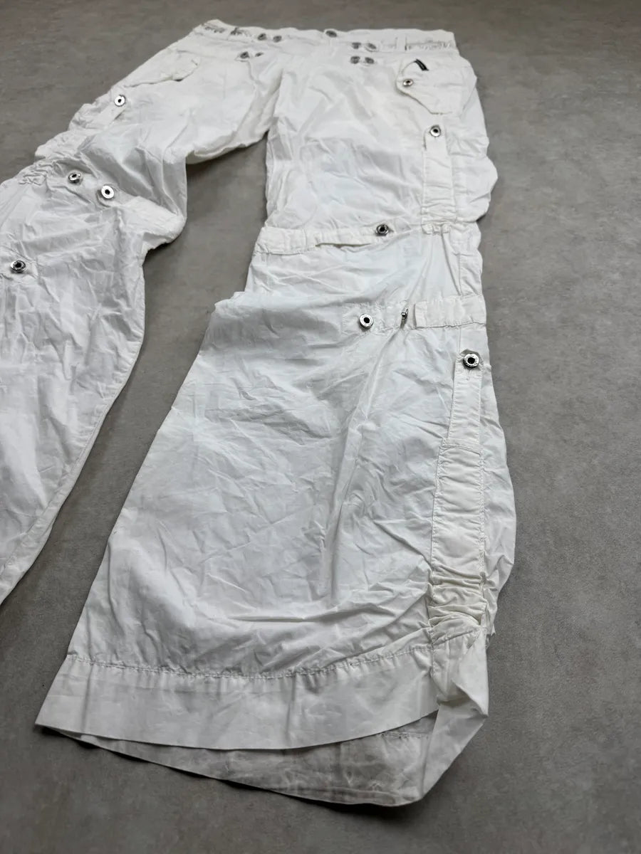 SS2004 Dolce & Gabbana White  Multi-Pocket Cargo Pants rgDrBMVM 6