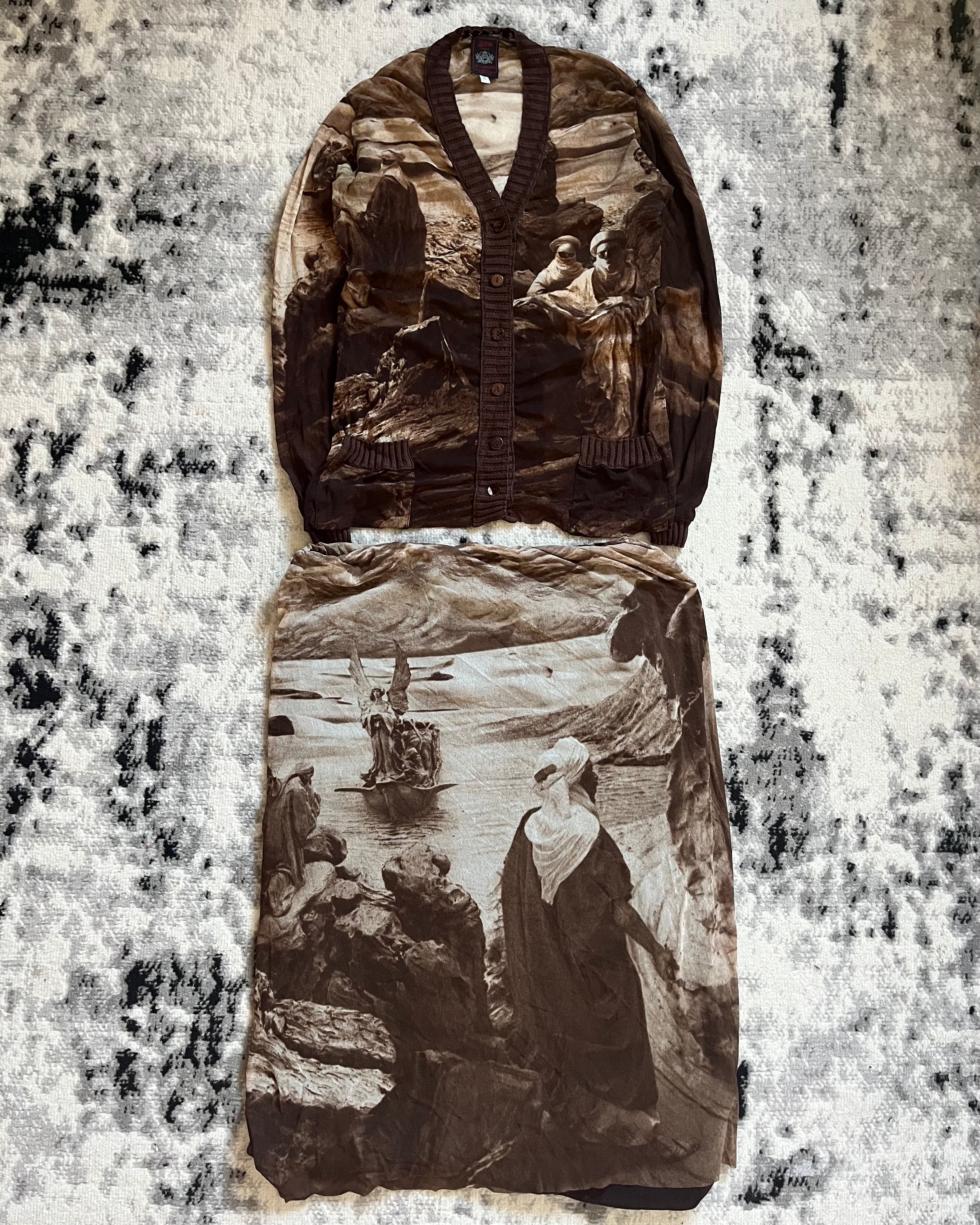 SS1998 Jean Paul Gaultier Bedouin Cardigan + Skirt