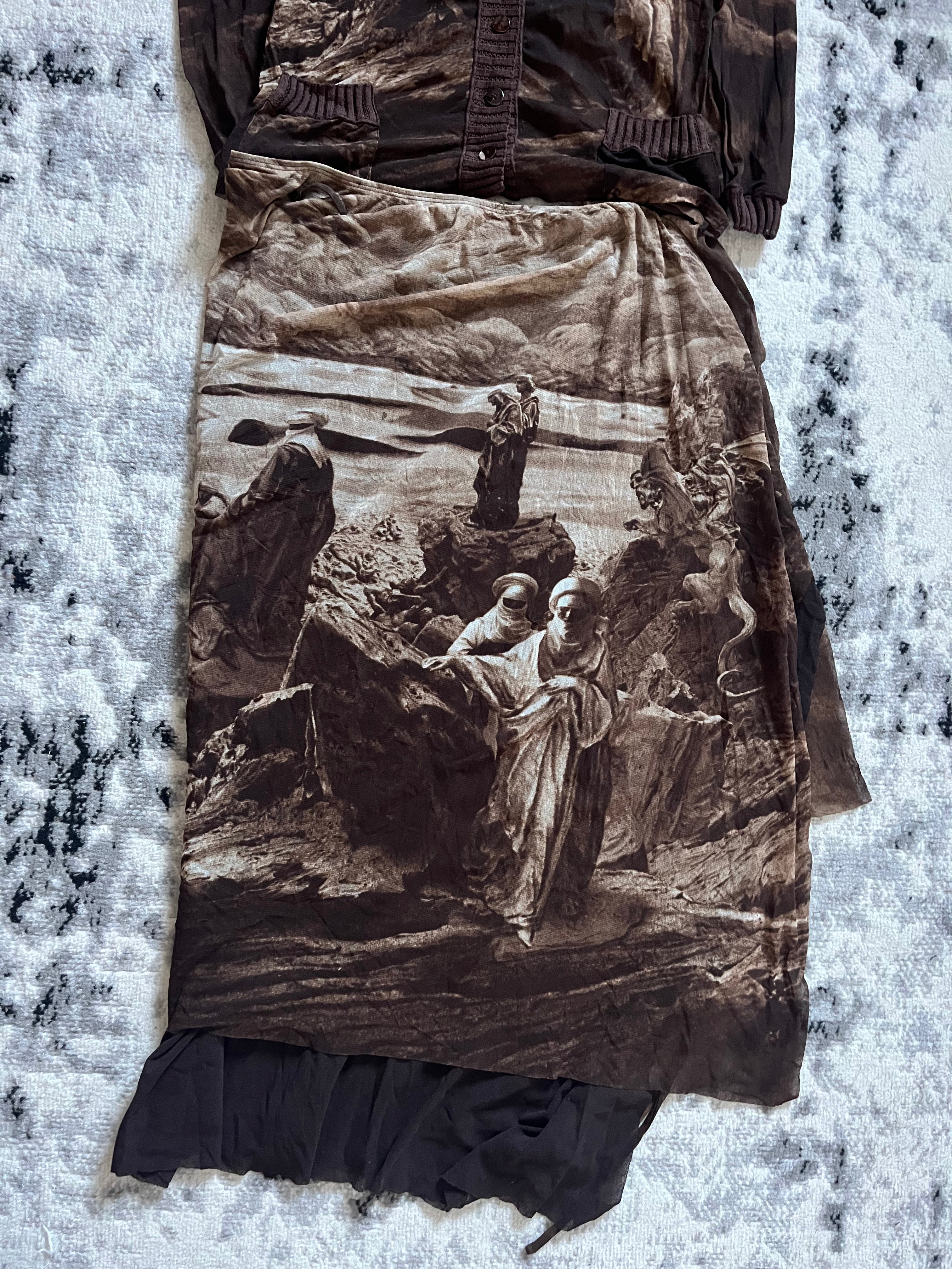 SS1998 Jean Paul Gaultier Bedouin Cardigan + Skirt