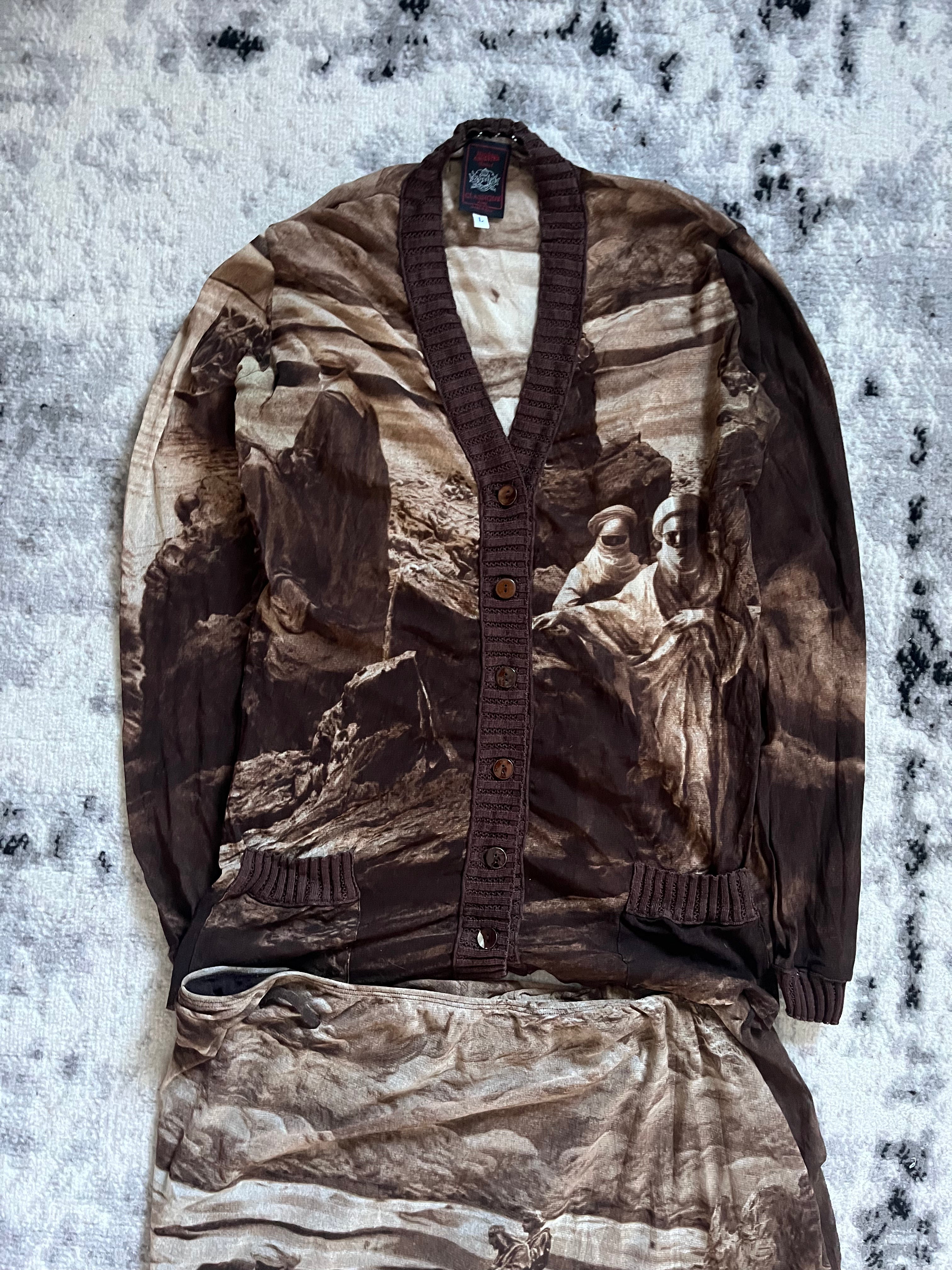 SS1998 Jean Paul Gaultier Bedouin Cardigan + Skirt