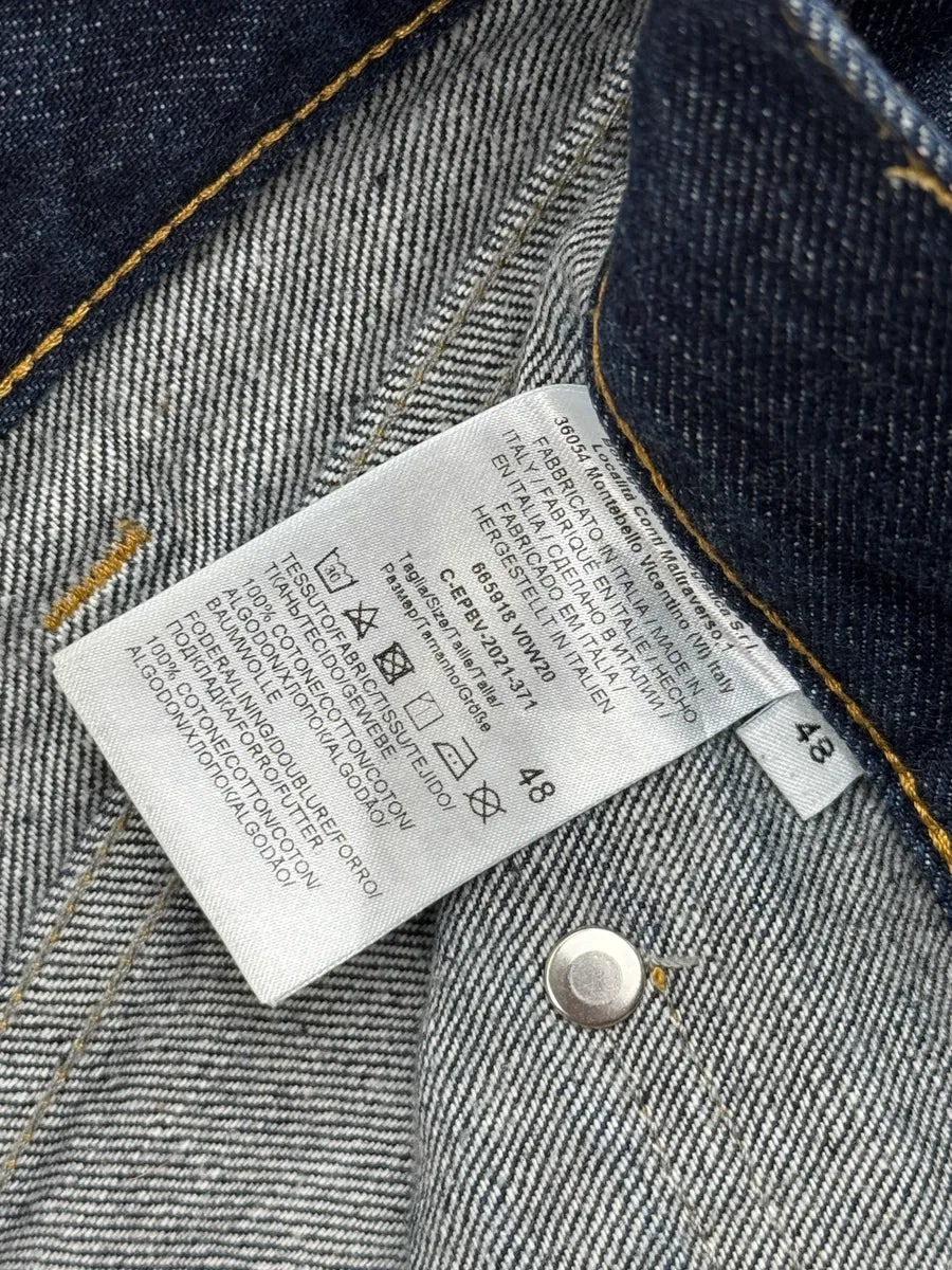 SS2021 Bottega Veneta Dark Indigo Denim Carpenter Pocket Straight Leg Jeans IiDrIcXT 13