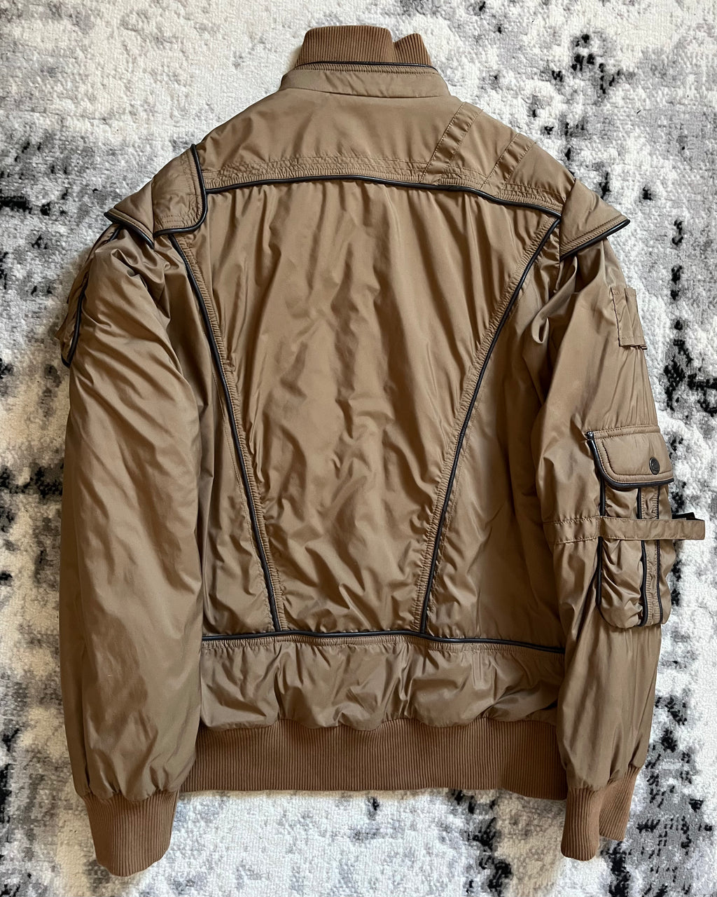 AW2005 Just Cavalli 工装枪实用驼色夹克 (M/L)