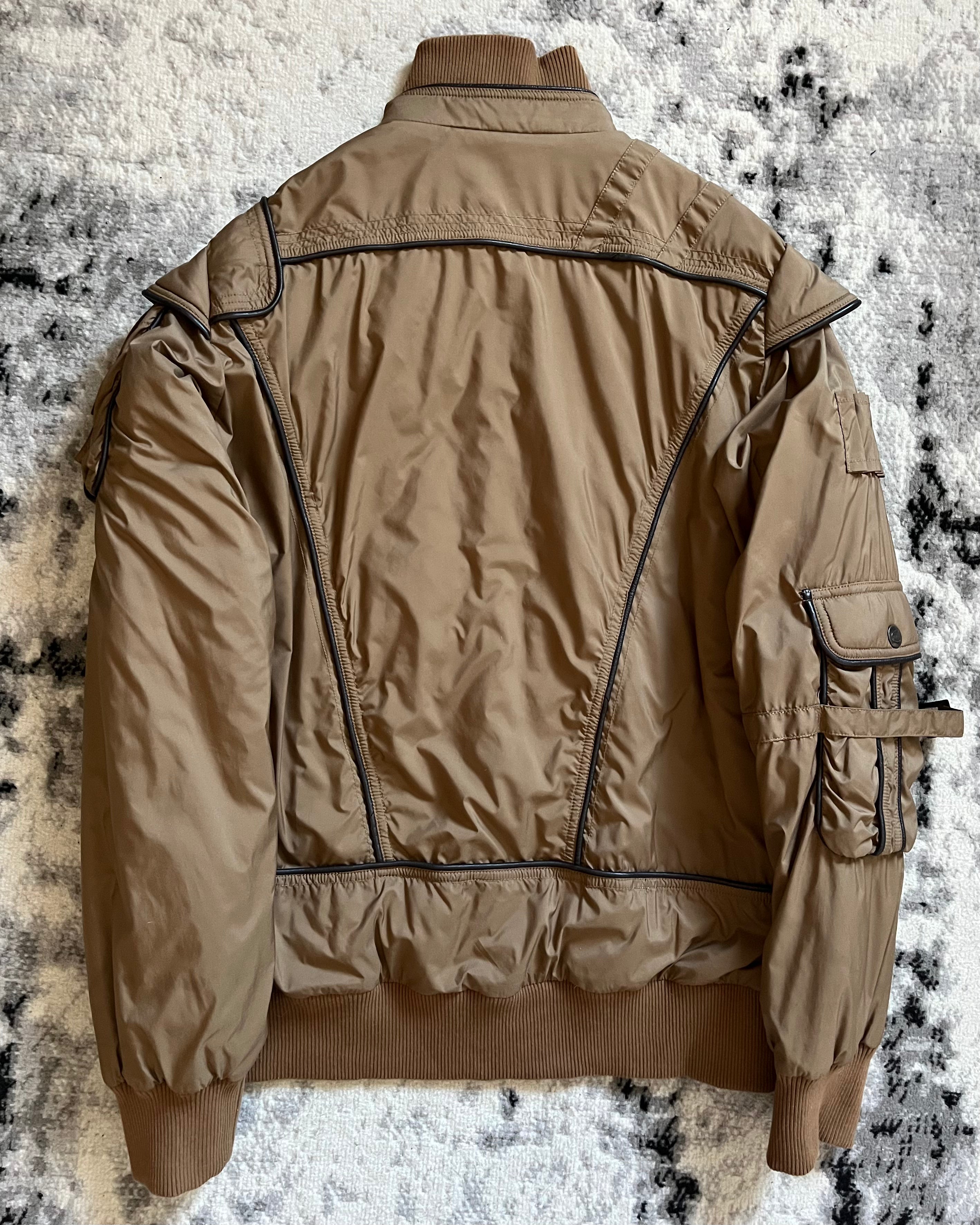 AW2005 Just Cavalli 工装枪实用驼色夹克 (M/L)