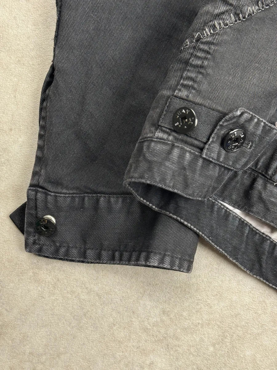 AW2007 Marithé + François Girbaud Embroidered Dark Denim Jacket DrrMZQjX 8