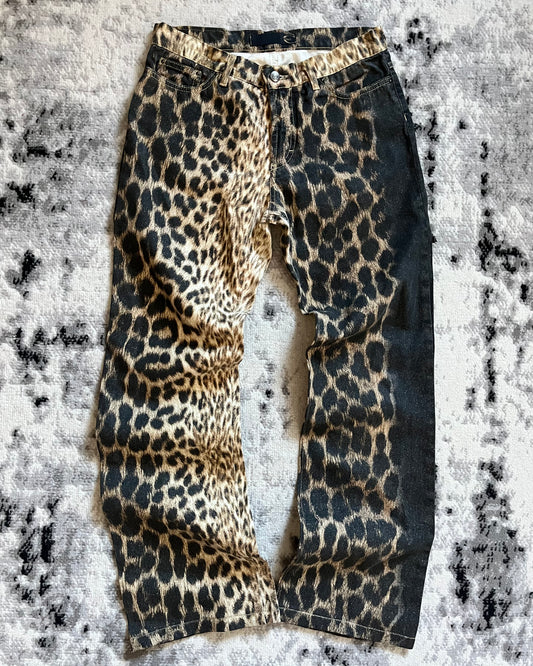 SS2006 Cavalli Wild Leopard Pants (S)