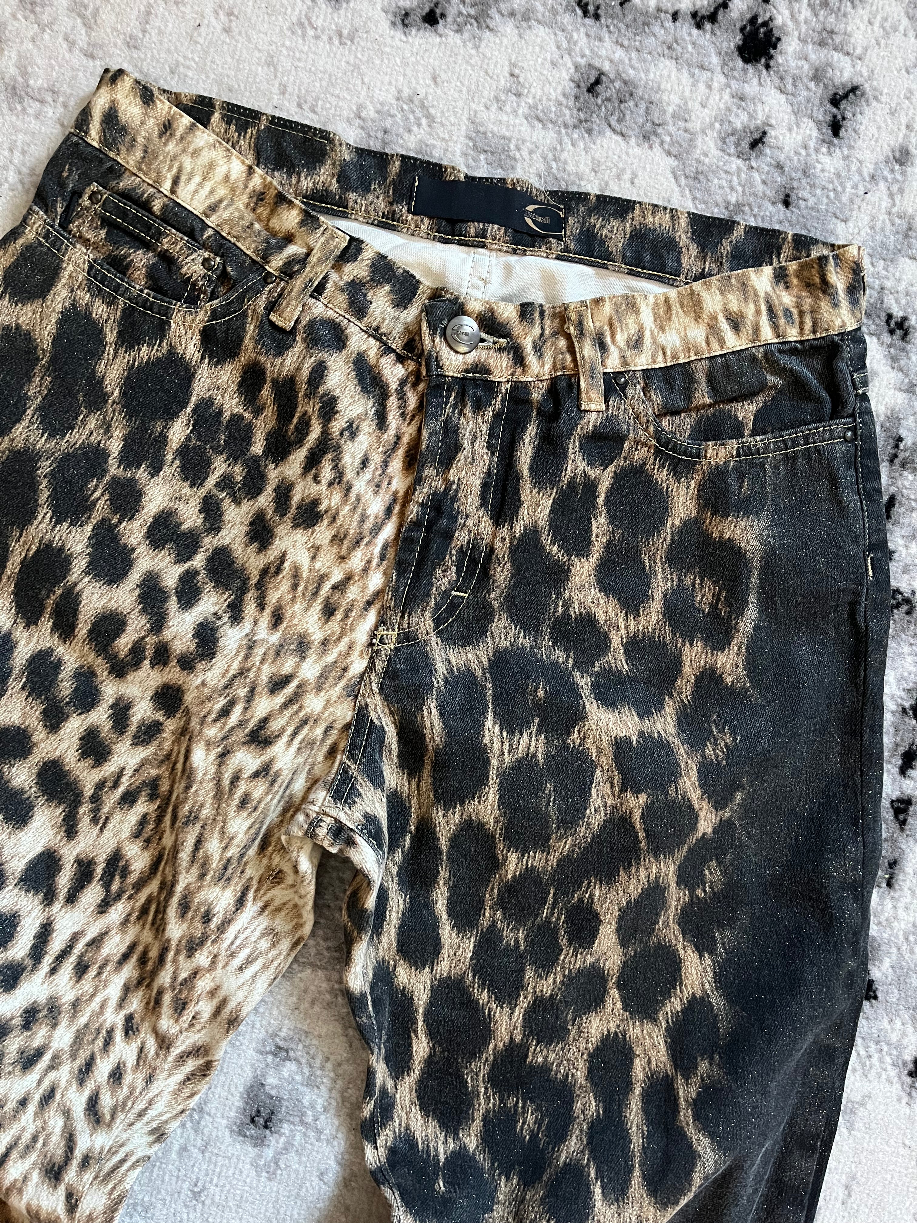 SS2006 Cavalli Wild Leopard Pants (S)