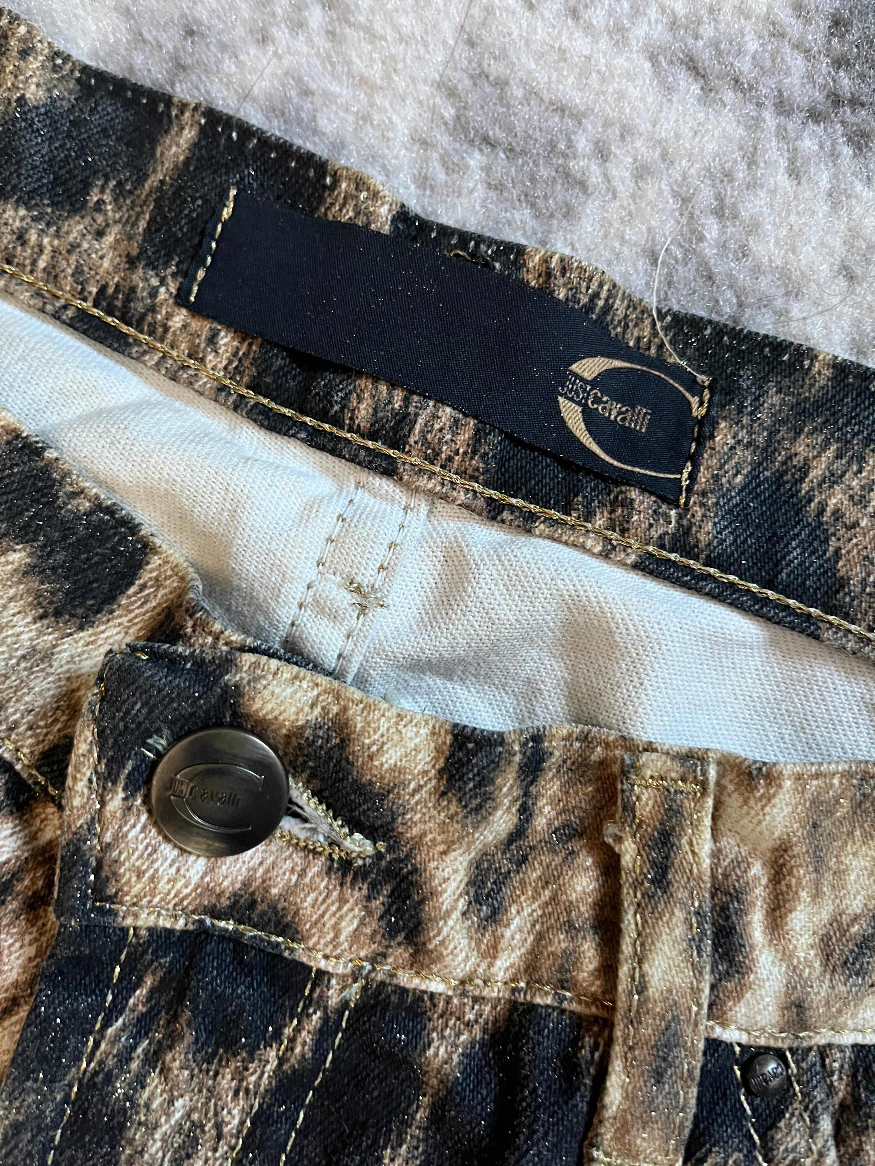 SS2006 Cavalli Wild Leopard Pants (S)