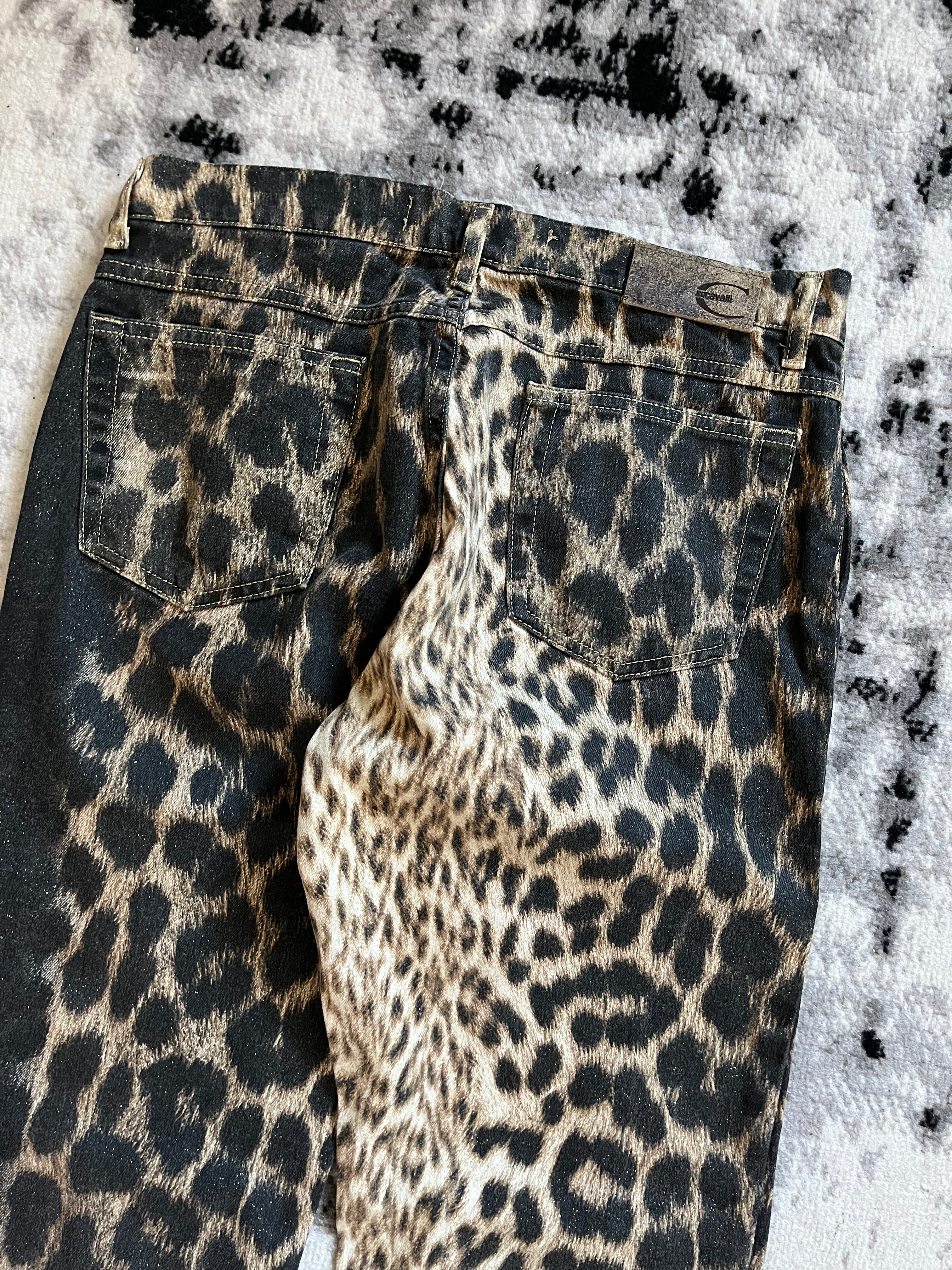 SS2006 Cavalli Wild Leopard Pants (S)