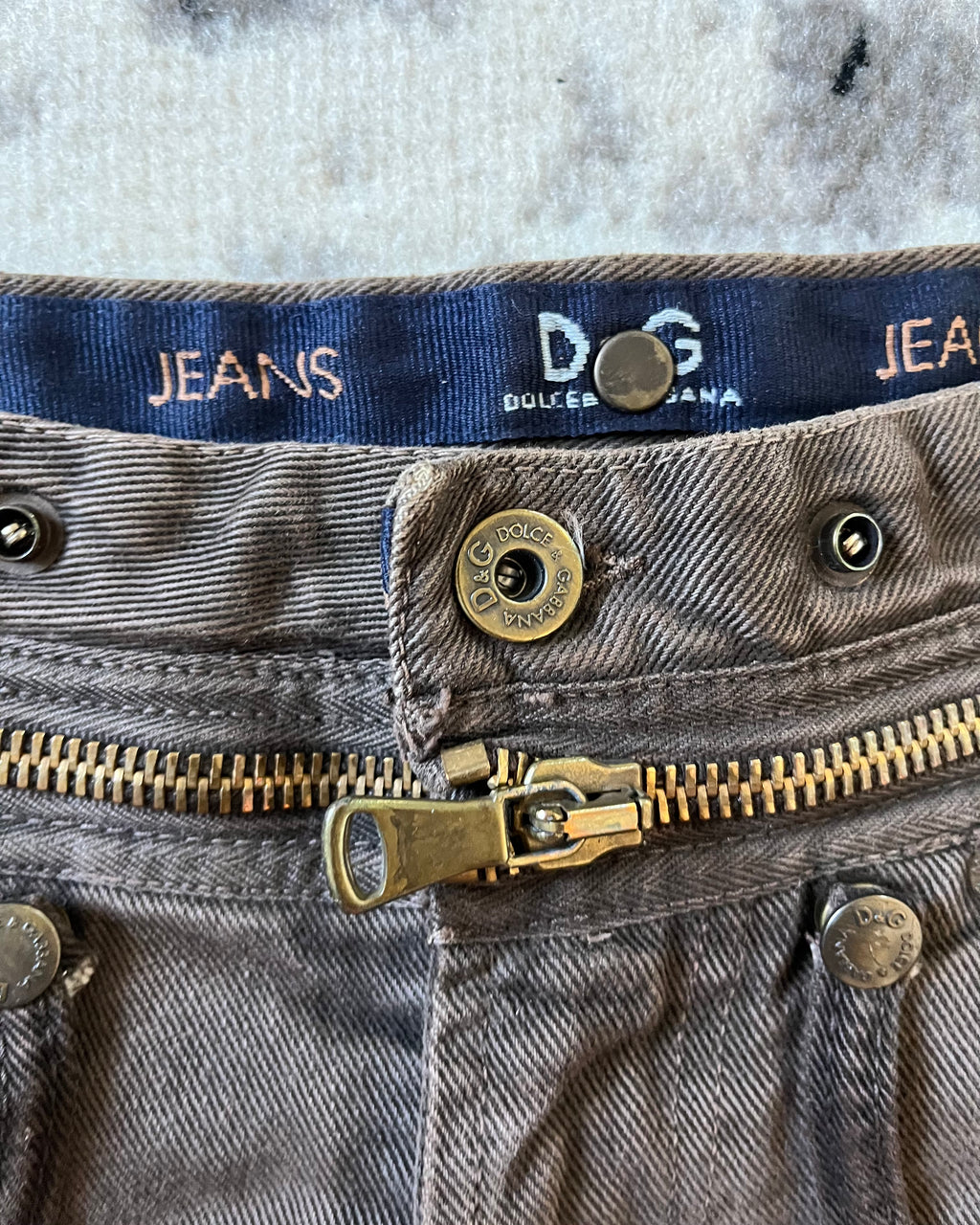 AW03 Dolce & Gabbana Zippered Pants (S/M)
