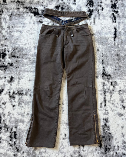 AW03 Dolce & Gabbana Zippered Pants (S/M)