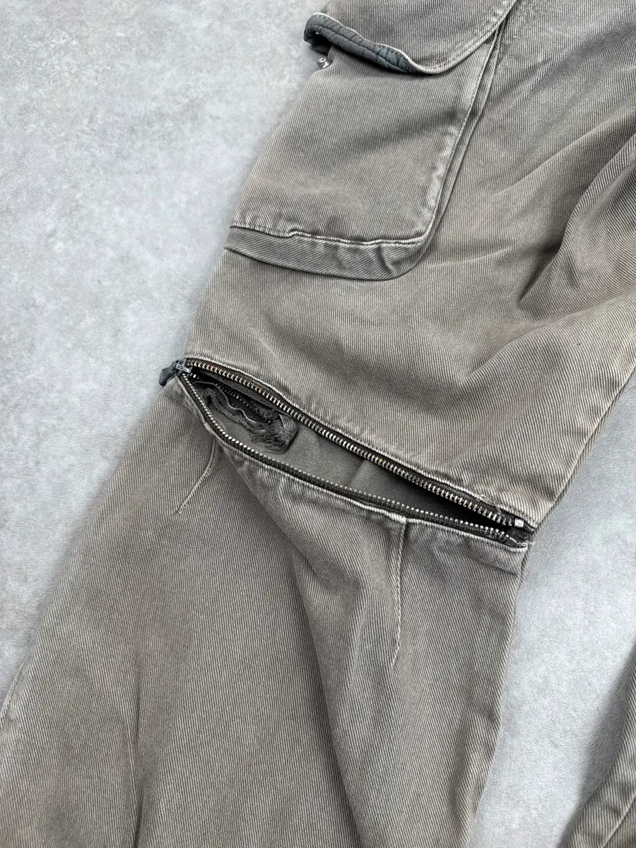 AW2003 Dolce & Gabbana Taupe Zip-Off Knee Cargo Pants hvWbuzLy 13