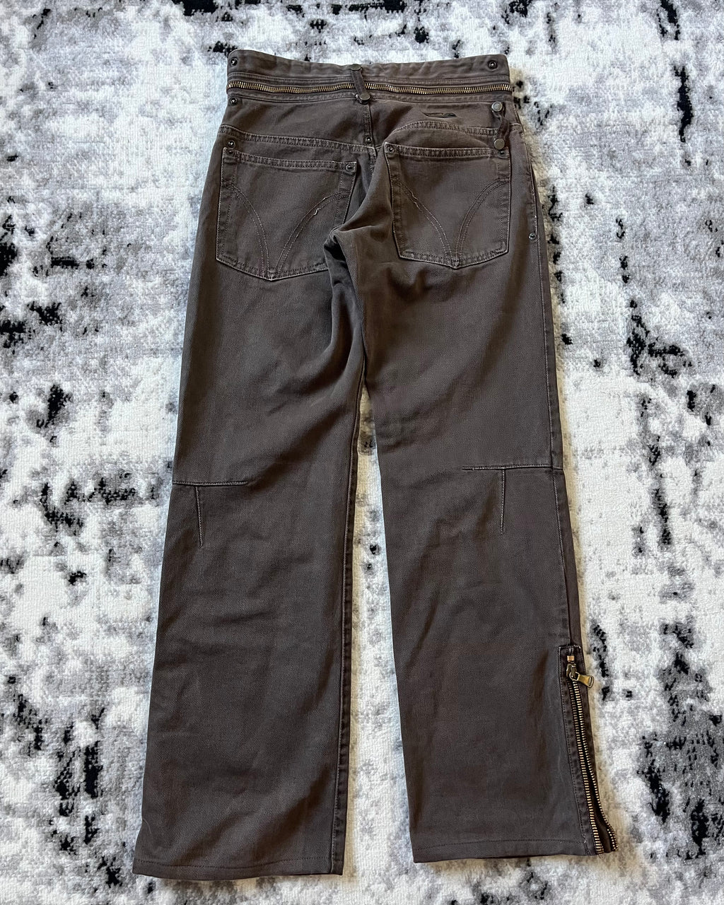 AW03 Dolce & Gabbana Zippered Pants (S/M)