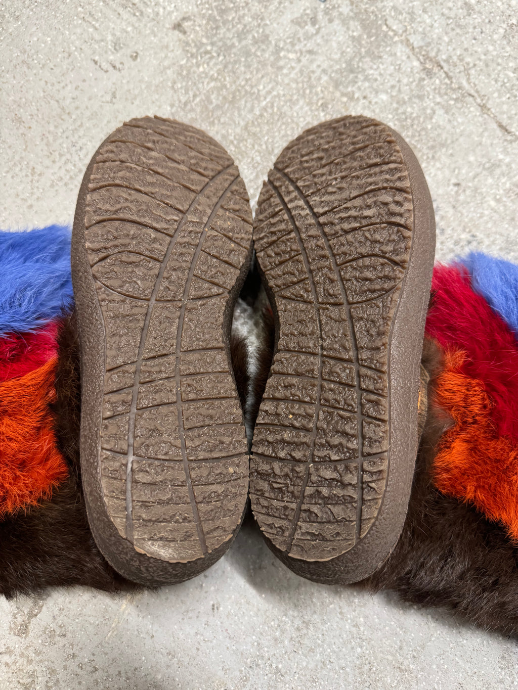 2000s Roberto Cavalli Fur High Wrestling Boots  (38eu/us5.5)