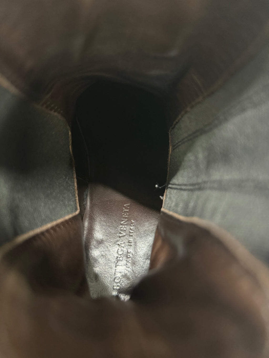 SS2015 Bottega Veneta Black Pure Leather Boots (42.5)