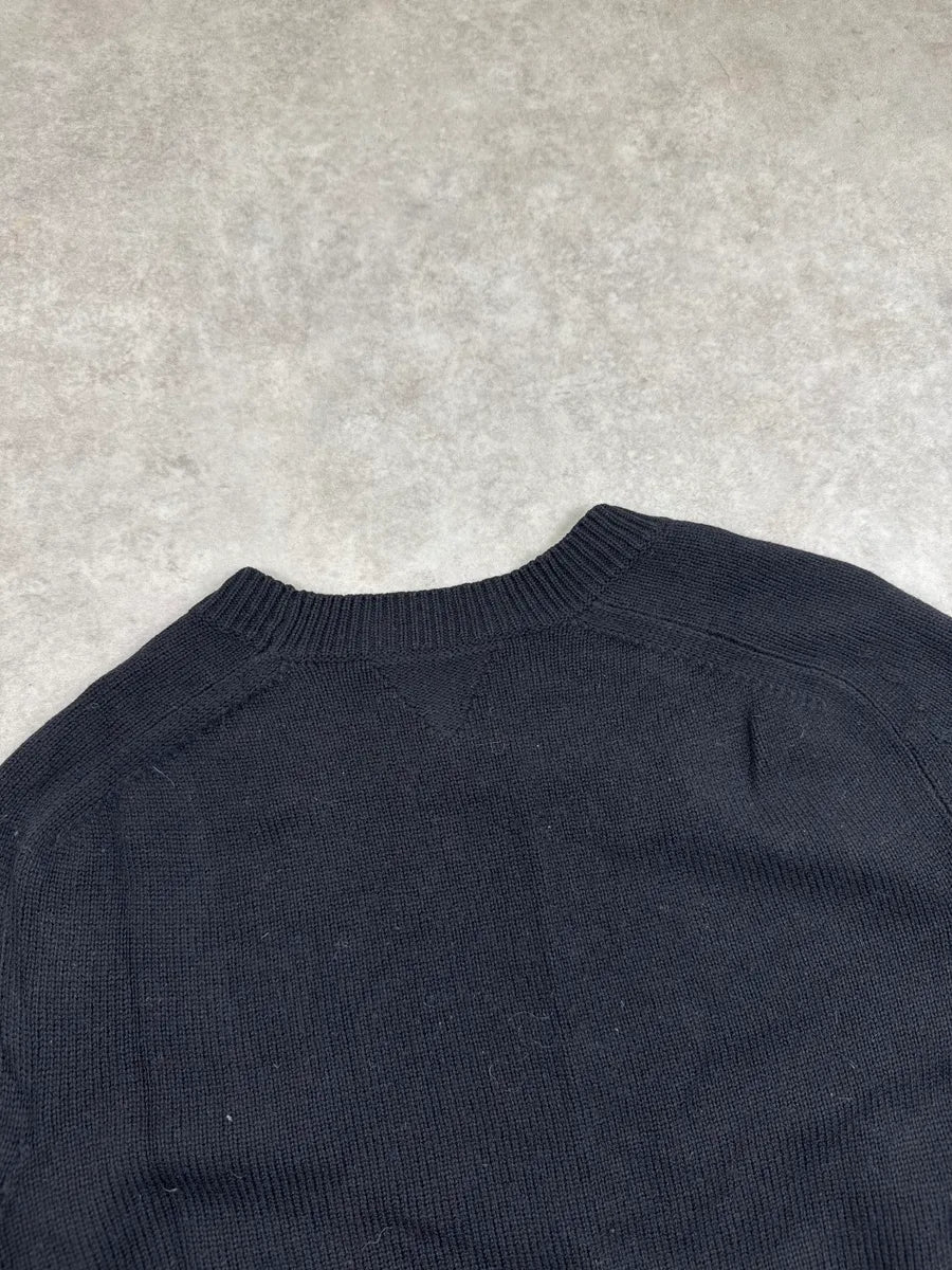 AW2020 Bottega Veneta Black Wool Fine Knit Crewneck Sweater QJEfpZrt 5
